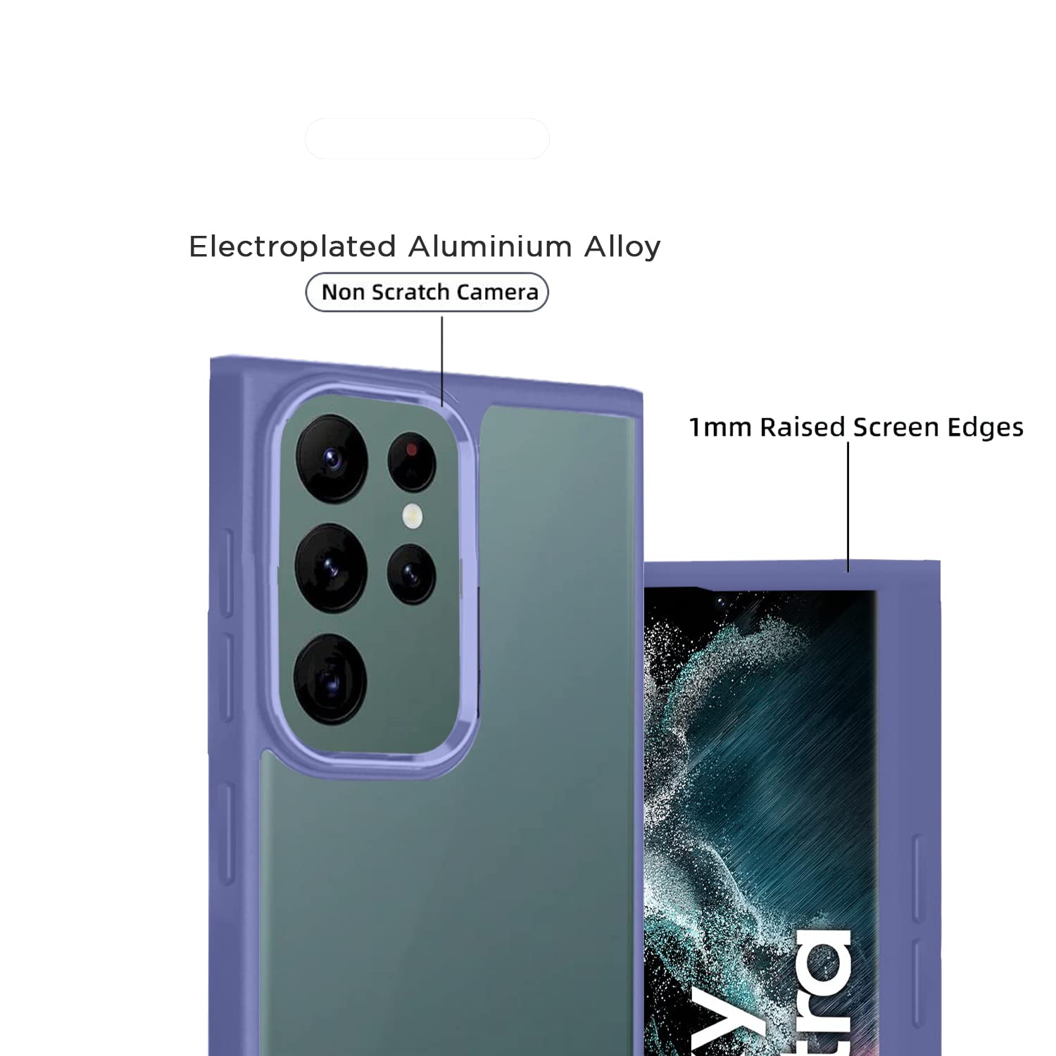 Purple back cover for Samsung S22 Ultra – Pikkme – photo 2
