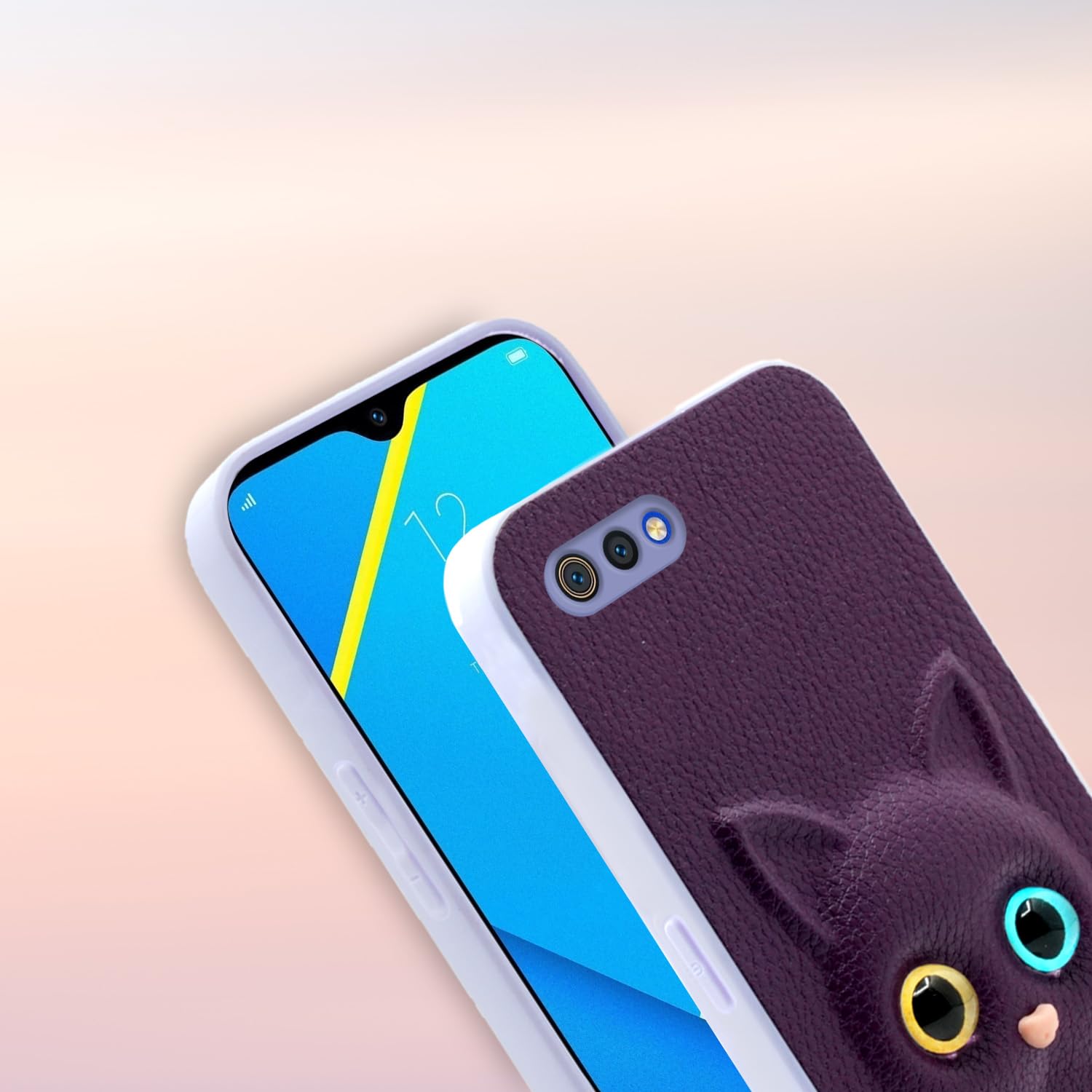 Pikkme Realme C2 Cat purple phone cover – photo 6