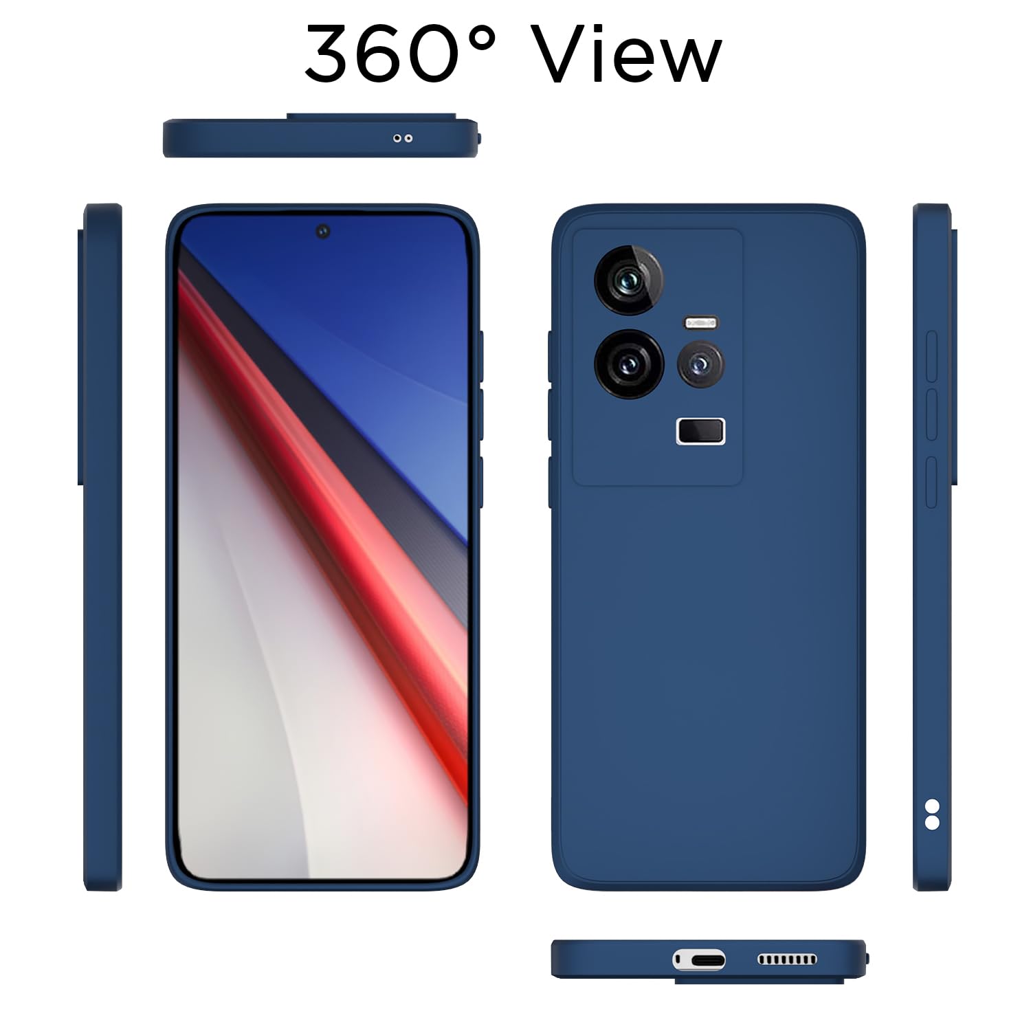 Pikkme iQOO 11 5G blue phone cover – photo 4