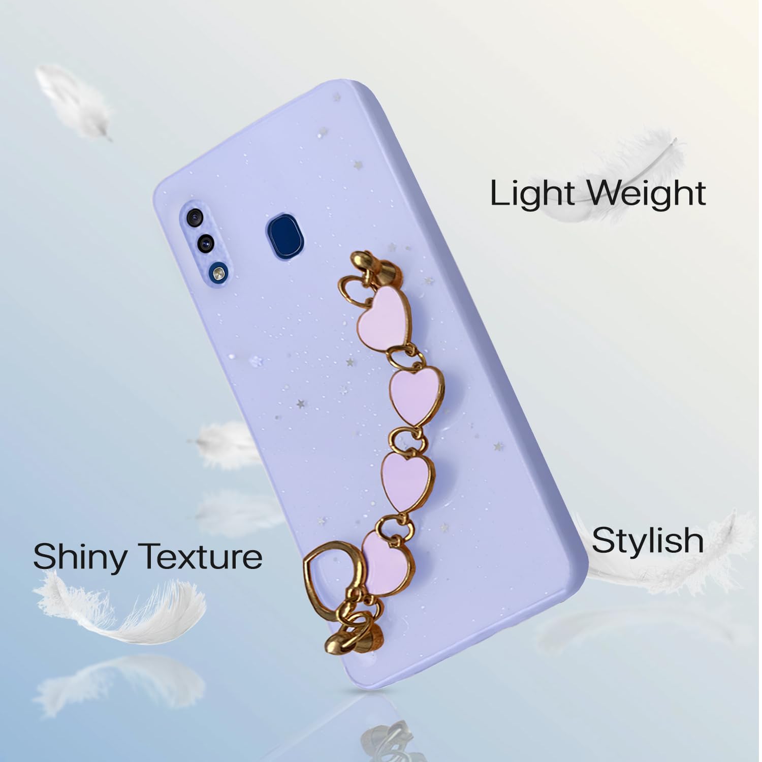 Pikkme Samsung A30/A20/M10s Chain purple mobile cover – photo 7