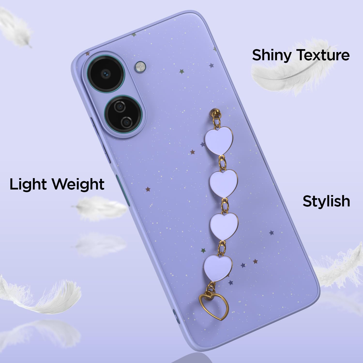 Redmi 13C 4G/Poco C65 back cover in purple by Pikkme – photo 4