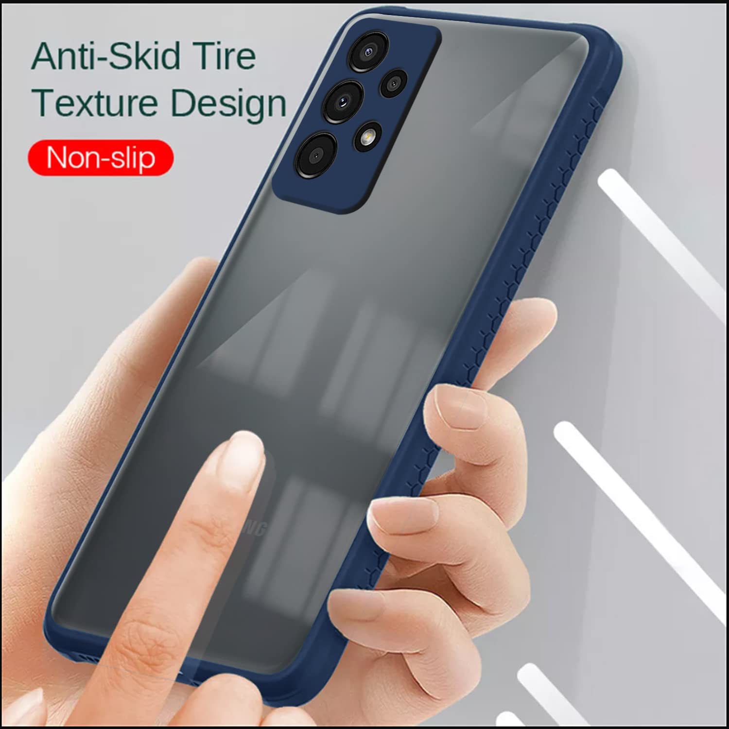 Samsung A33 5G back cover in blue by Pikkme – photo 5