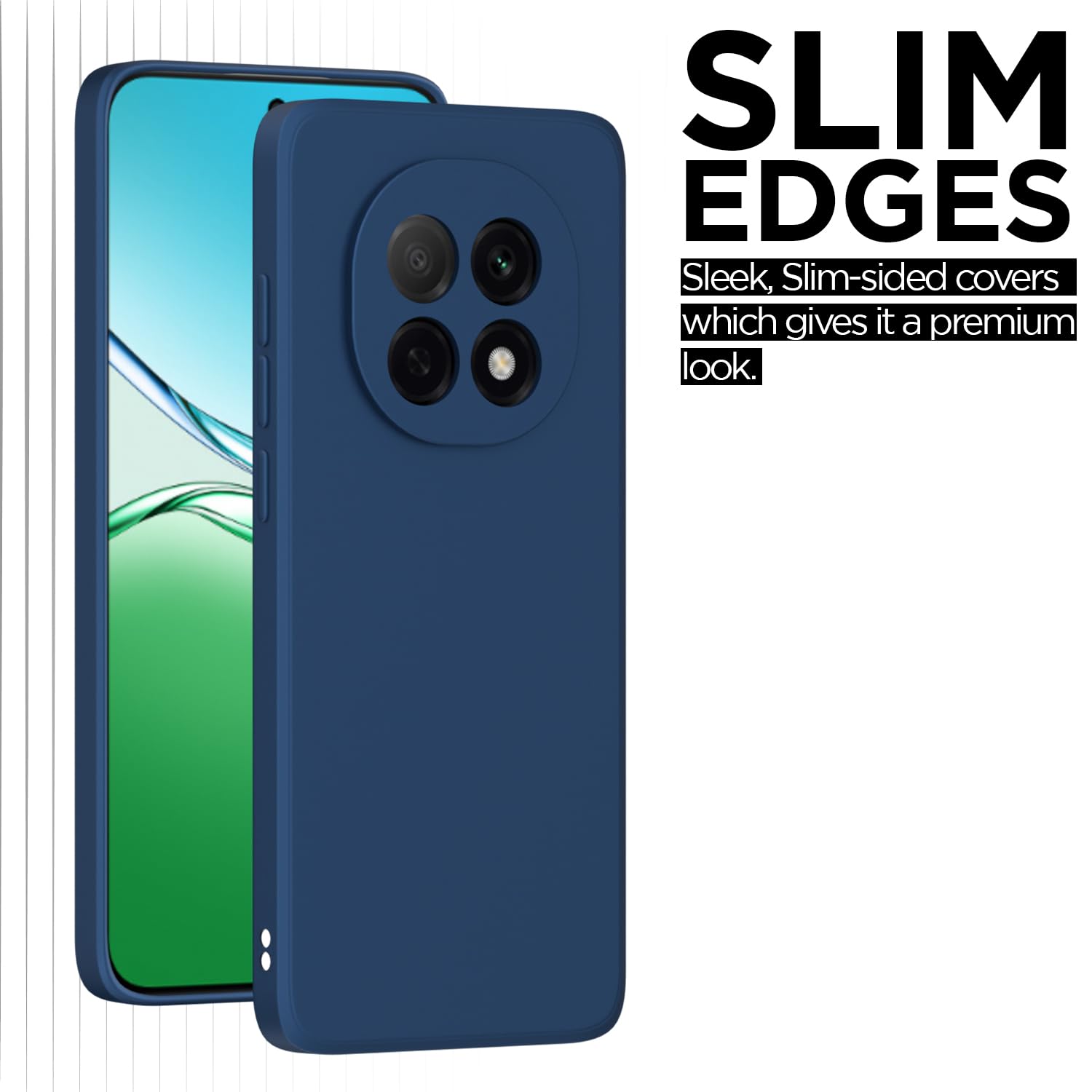 Oppo F29 Pro 5G Matte mobile back cover in blue by Pikkme – photo 6