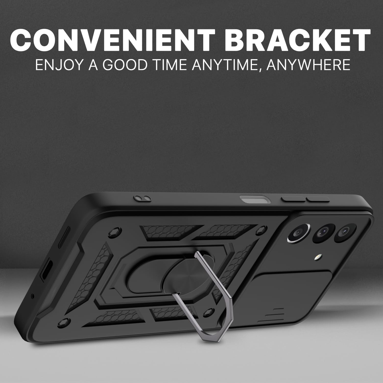 Samsung M36 5G mobile cover in black by Pikkme – photo 3