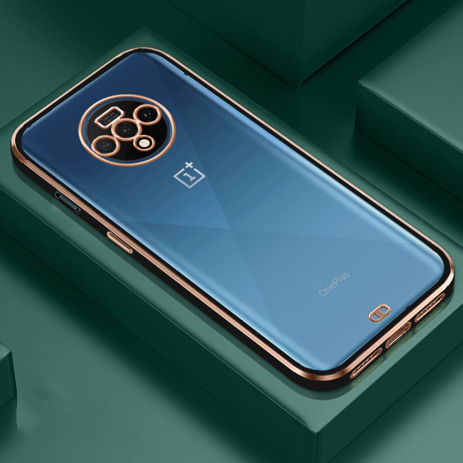 OnePlus 7T Chrome back cover in black by Pikkme – photo 6