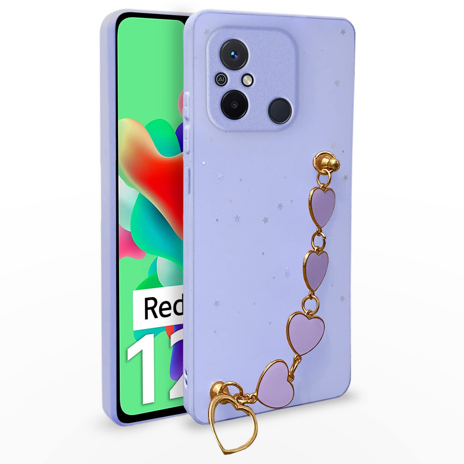 Purple back cover for Redmi 12C/Poco C55 – Pikkme