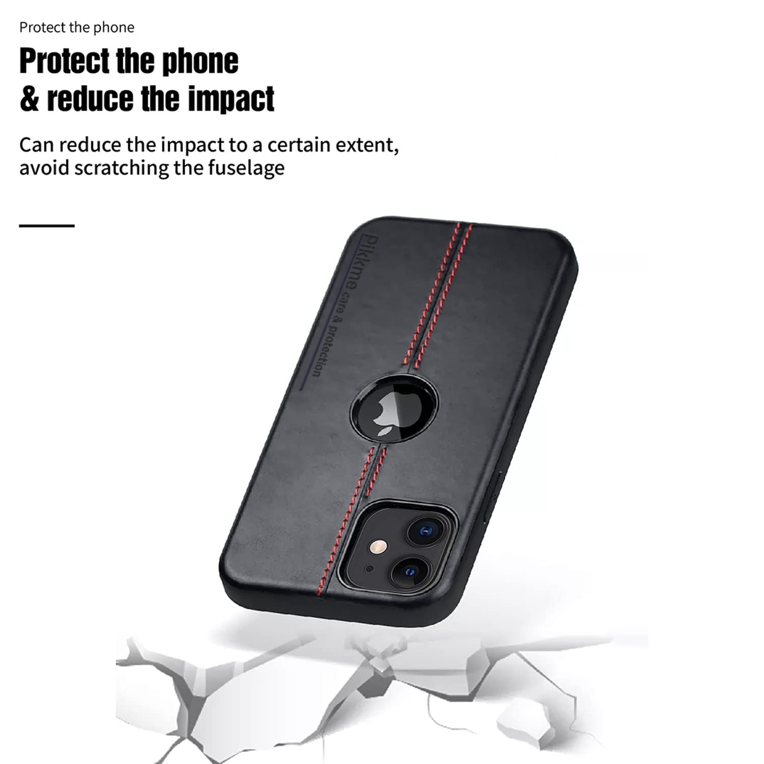 Black phone cover for iPhone 11 – Pikkme – photo 4