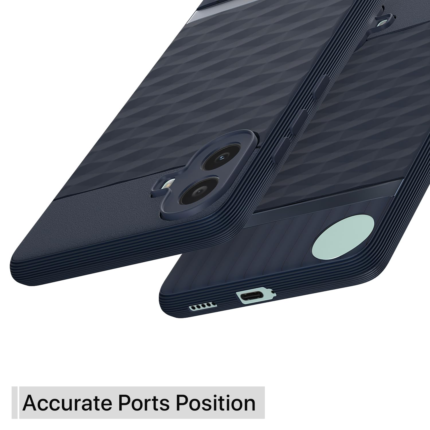 Pikkme CMF by Nothing Phone 1 5G Gencase Back Cover (Blue)