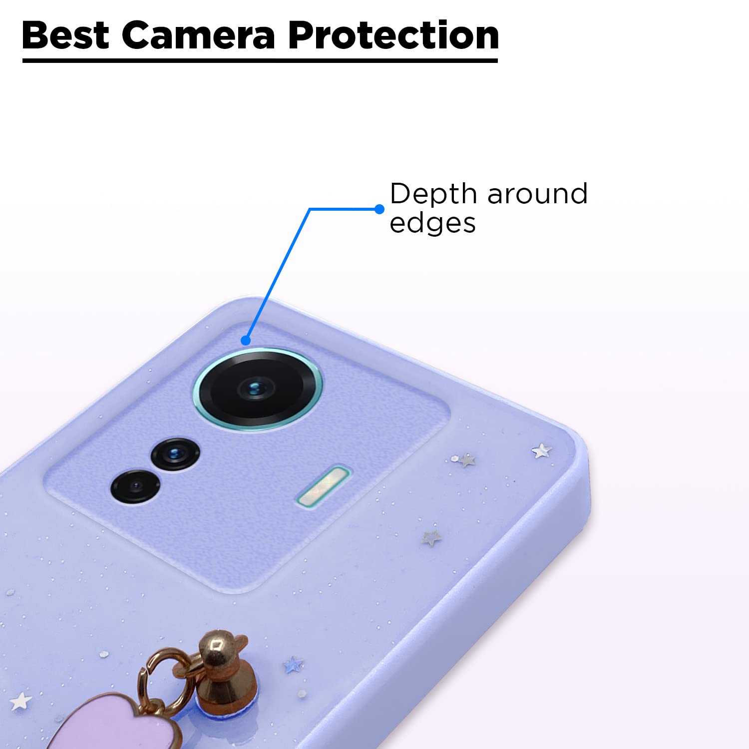 Purple Chain phone cover for Vivo T1 Pro/iQOO Z6 Pro 5G – Pikkme – photo 2