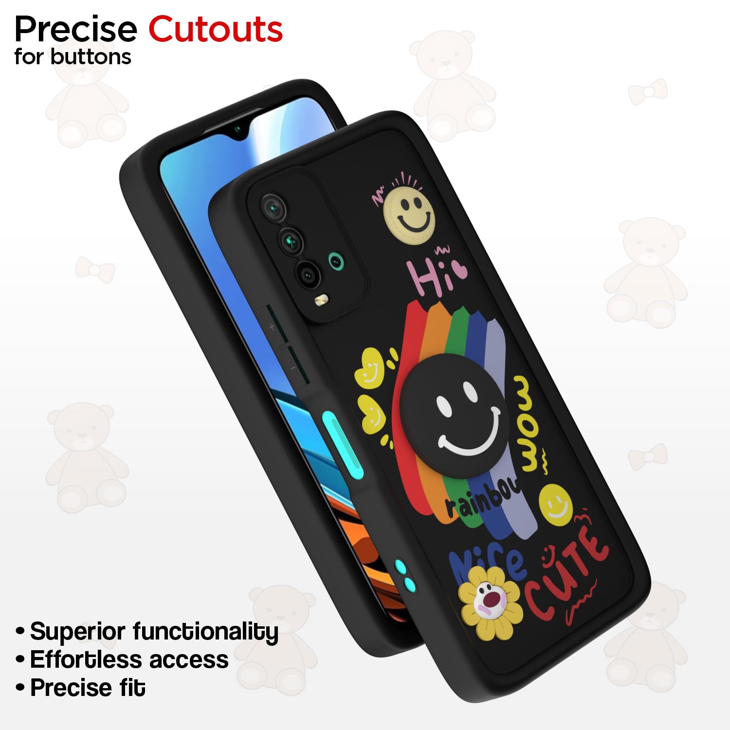 Pikkme black mobile cover for Redmi 9 Power/Poco M3 – photo 6