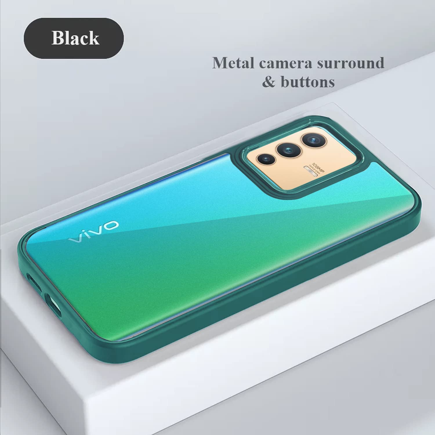 Dark green Chrome mobile back cover for Vivo V23 Pro 5G – Pikkme – photo 6