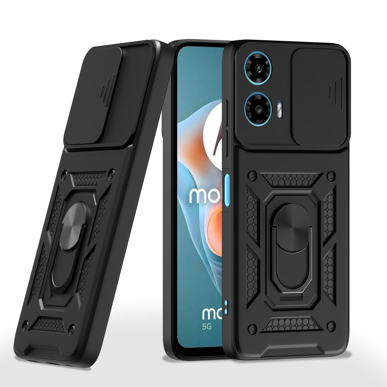 Pikkme Moto G34/G45 5G/360 black mobile cover
