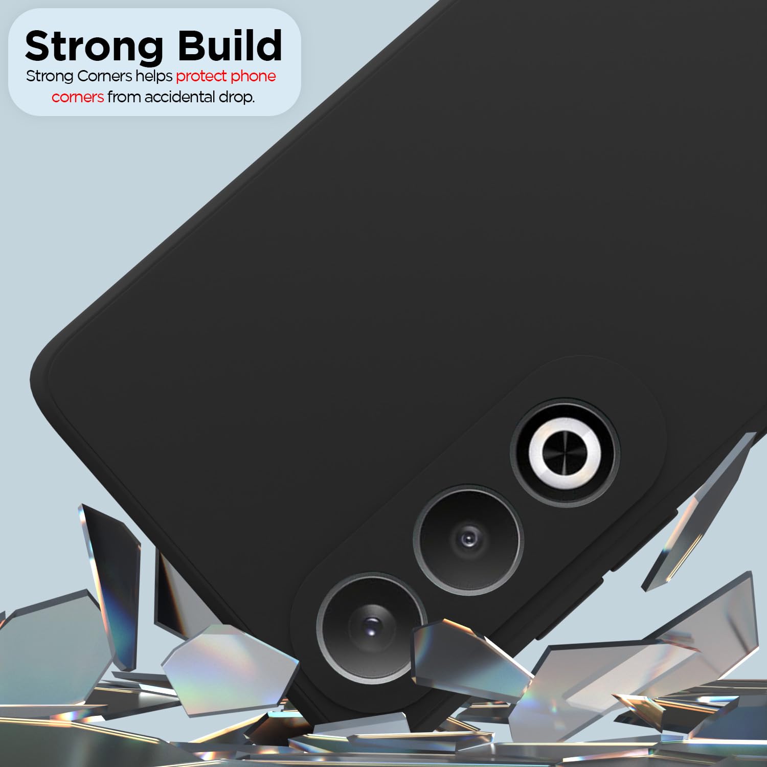Pikkme OnePlus Nord Ce 4 5G Liquid Silicone Back Cover (Black)