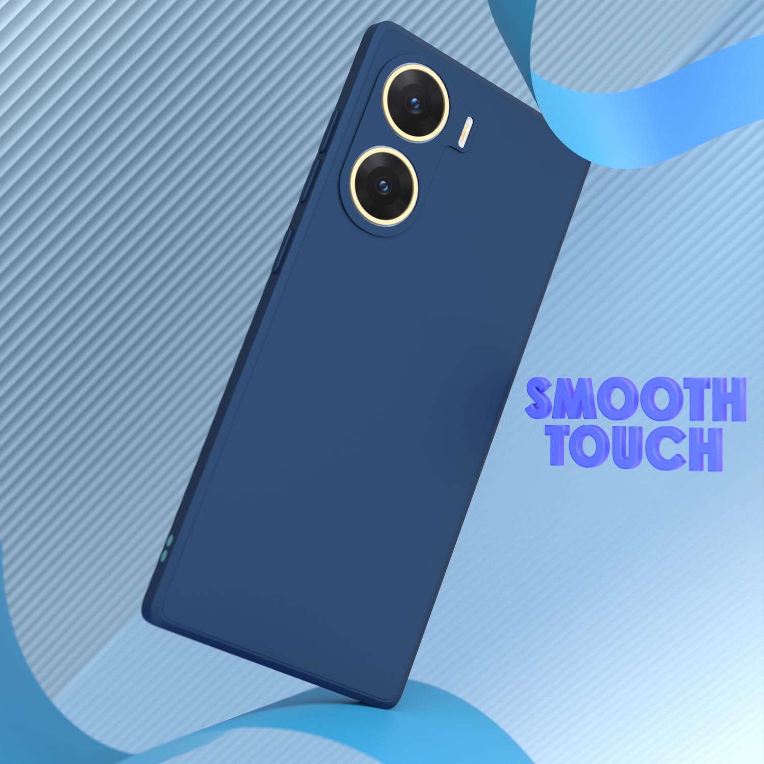 Pikkme blue Matte mobile cover for Vivo V29e 5G – photo 7