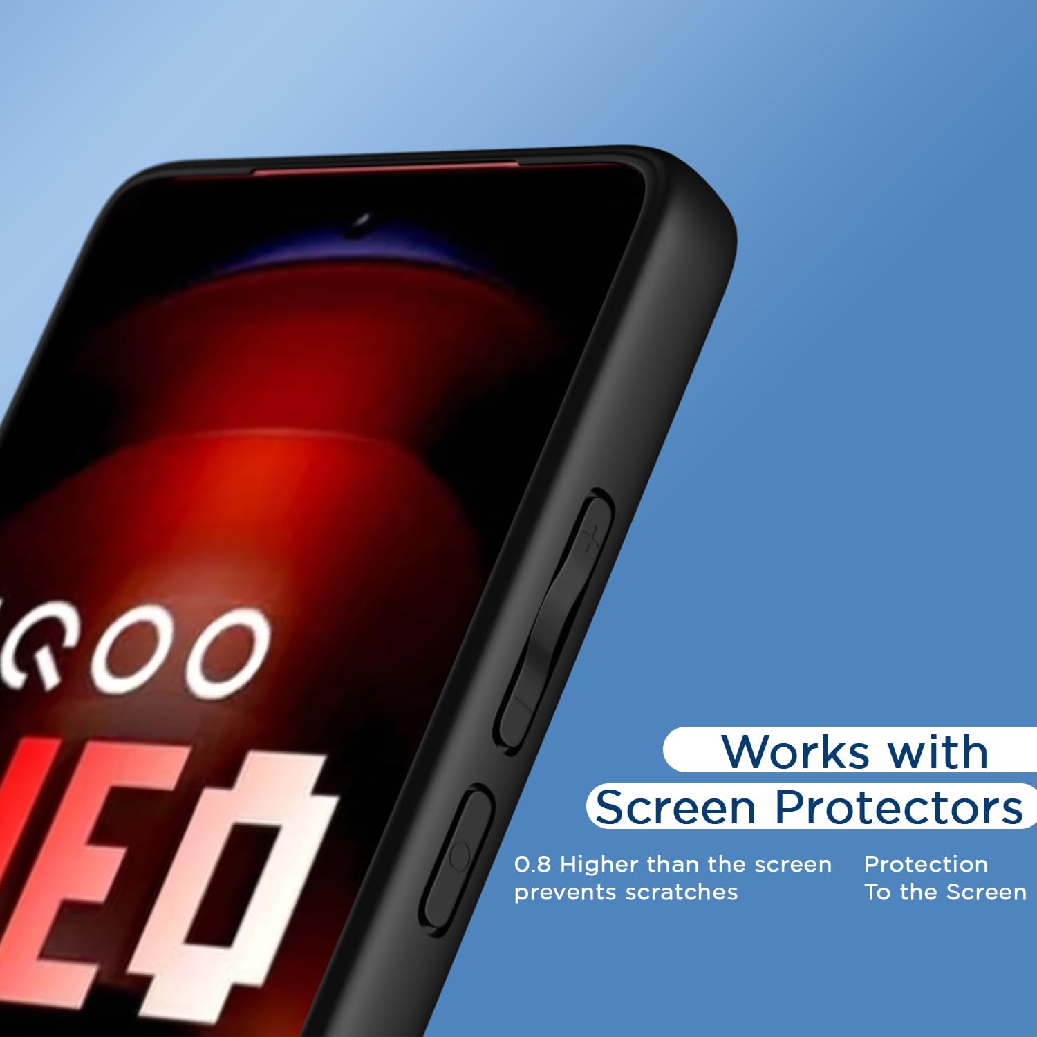 iQOO Neo 9 Pro 5G mobile back cover in black by Pikkme – photo 7