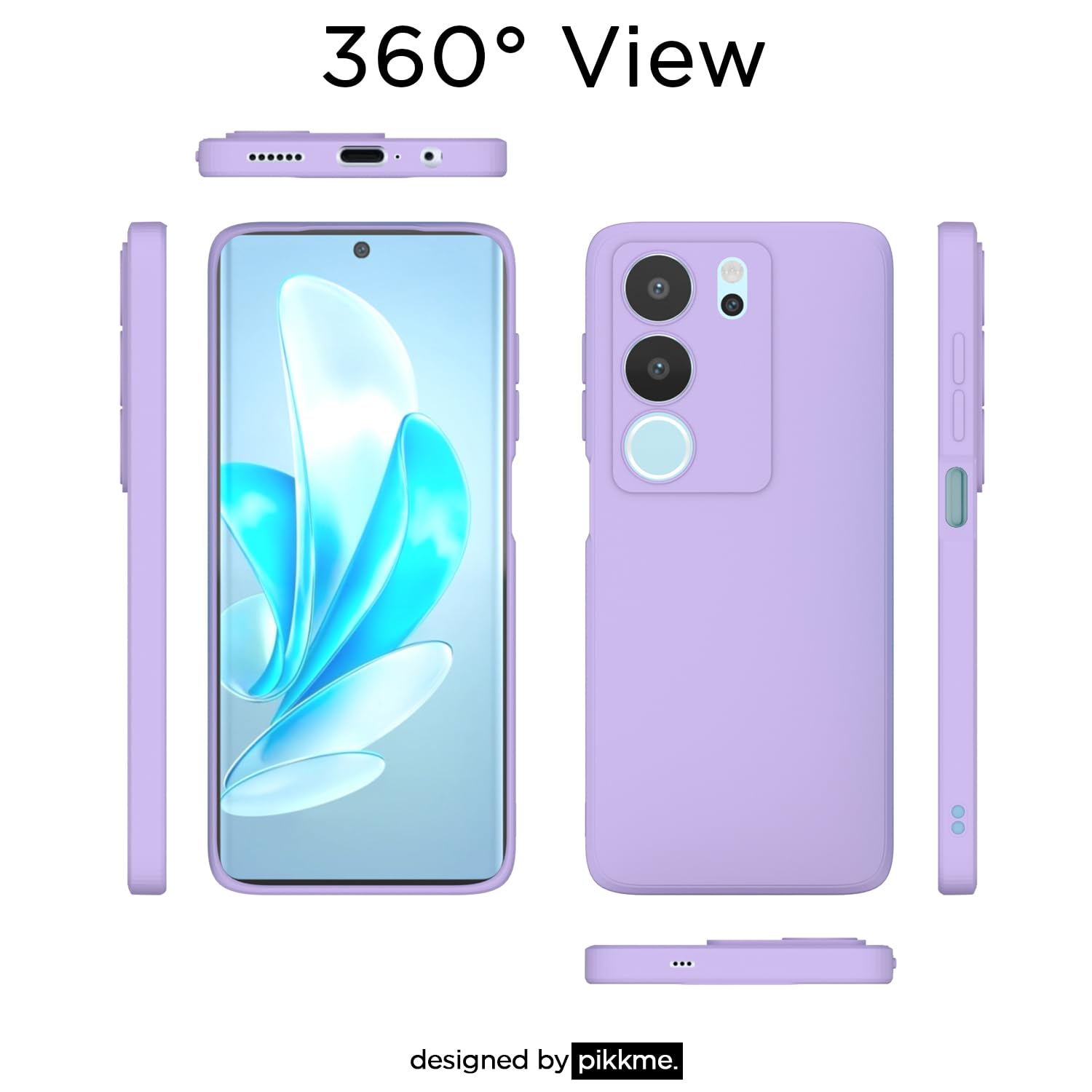 Purple Matte phone cover for Vivo Y29 5G/Y19s – Pikkme – photo 4