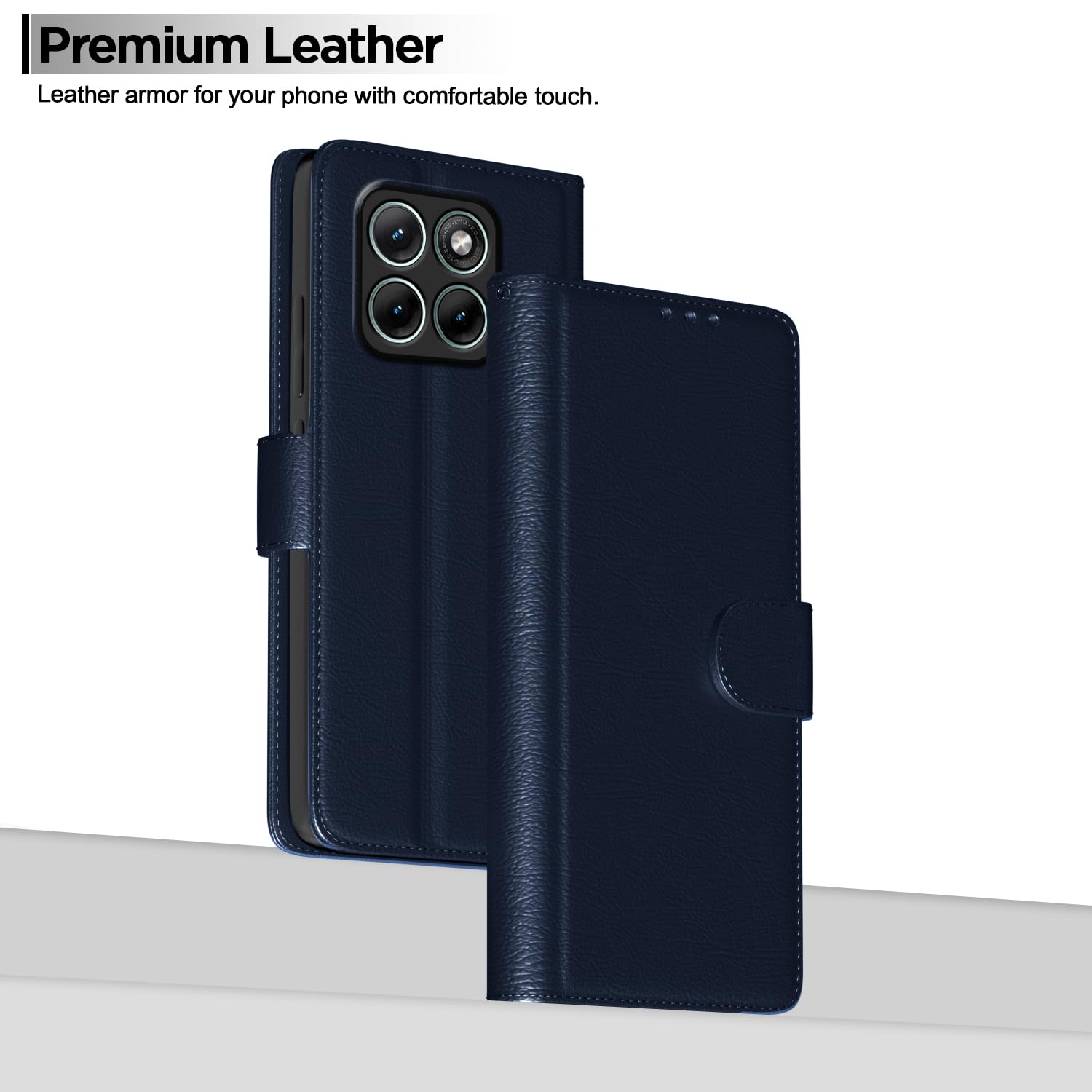 Pikkme blue flip case for Moto Edge 70 Fusion 5G – photo 2