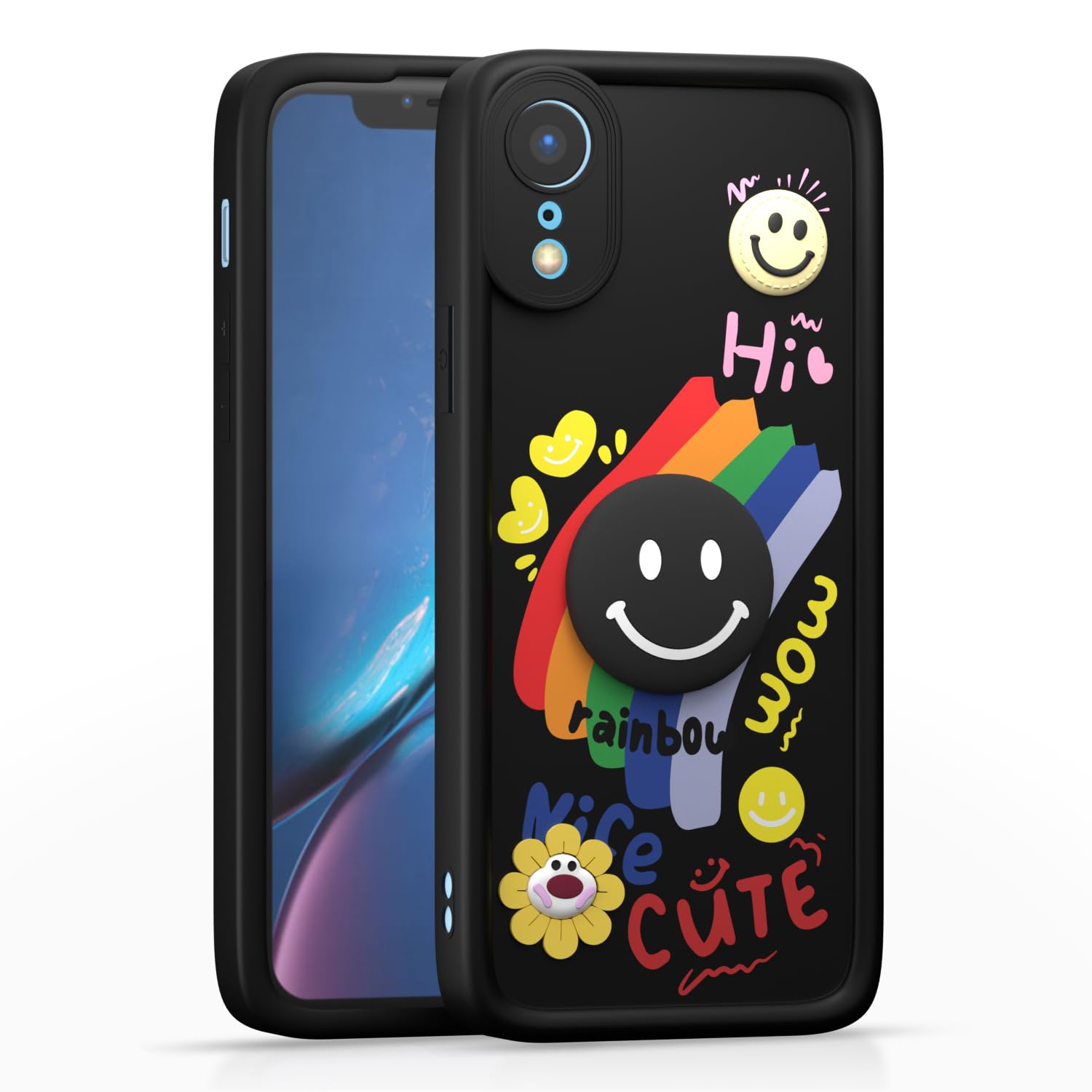 Pikkme iPhone XR black back cover