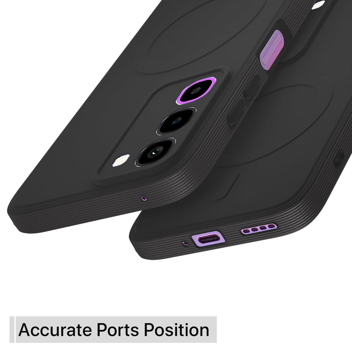 Pikkme Realme P4R 5G MagSafe black back cover – photo 4