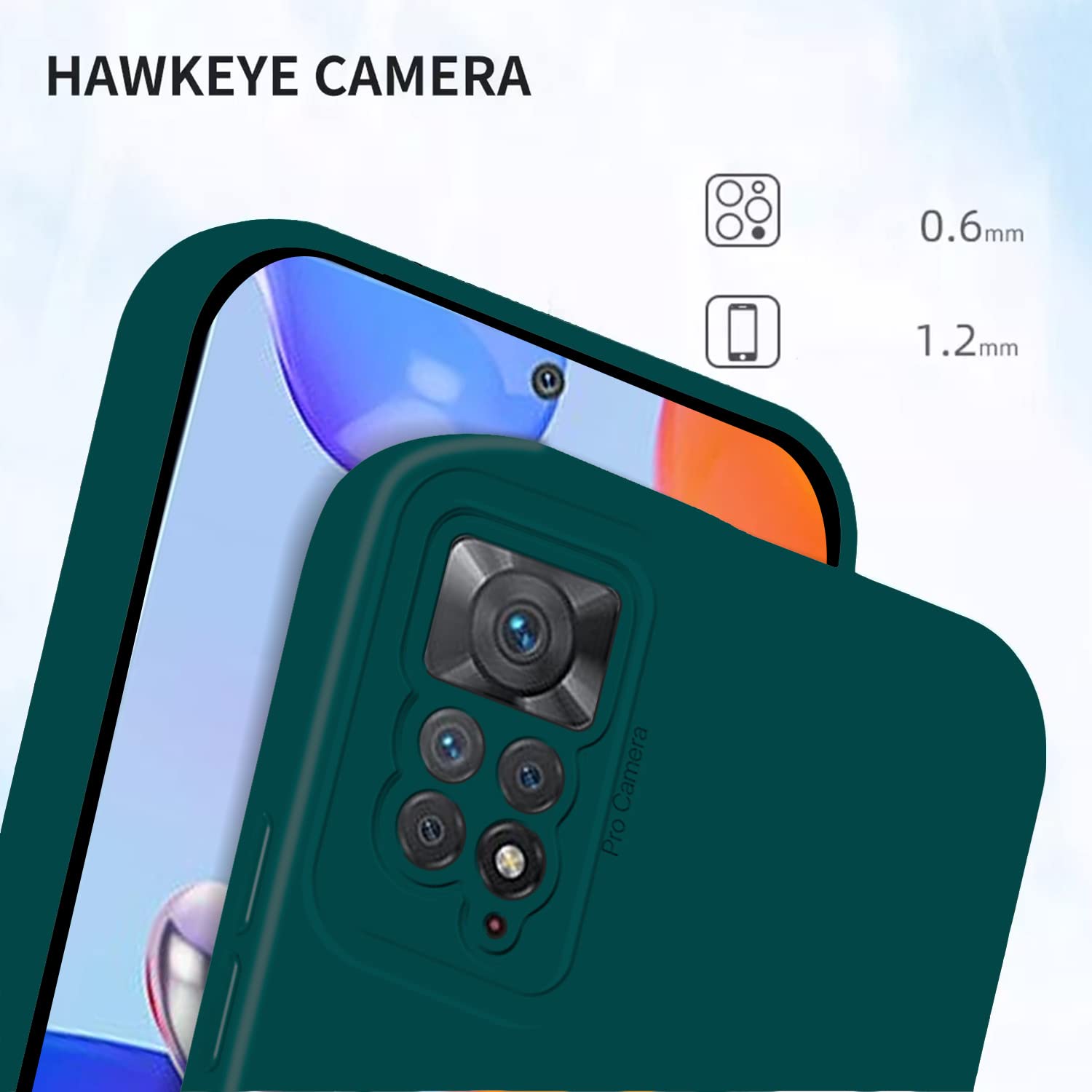 Pikkme Redmi Note 11 Pro/Note 11 Pro Plus 5G green phone cover – photo 6
