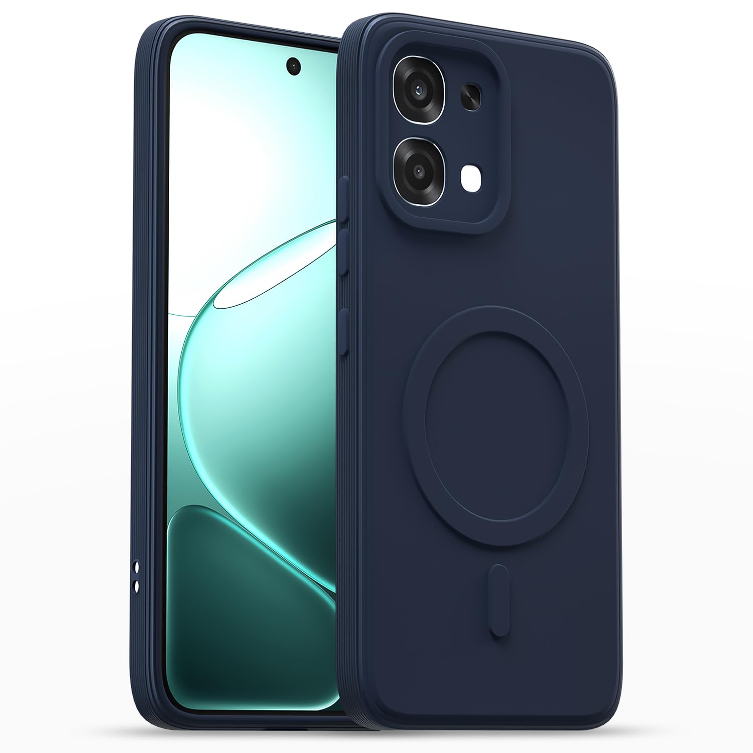 Pikkme blue MagSafe mobile back cover for Oppo F31/F33 5G