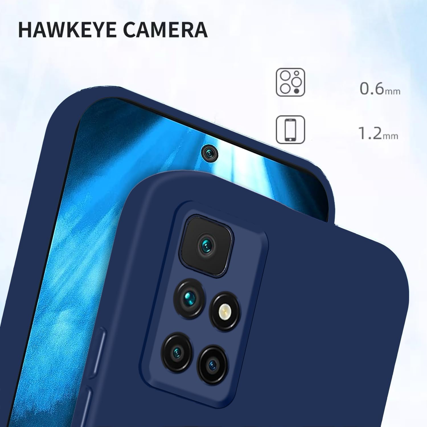 Blue mobile cover for Redmi 10 Prime – Pikkme – photo 5