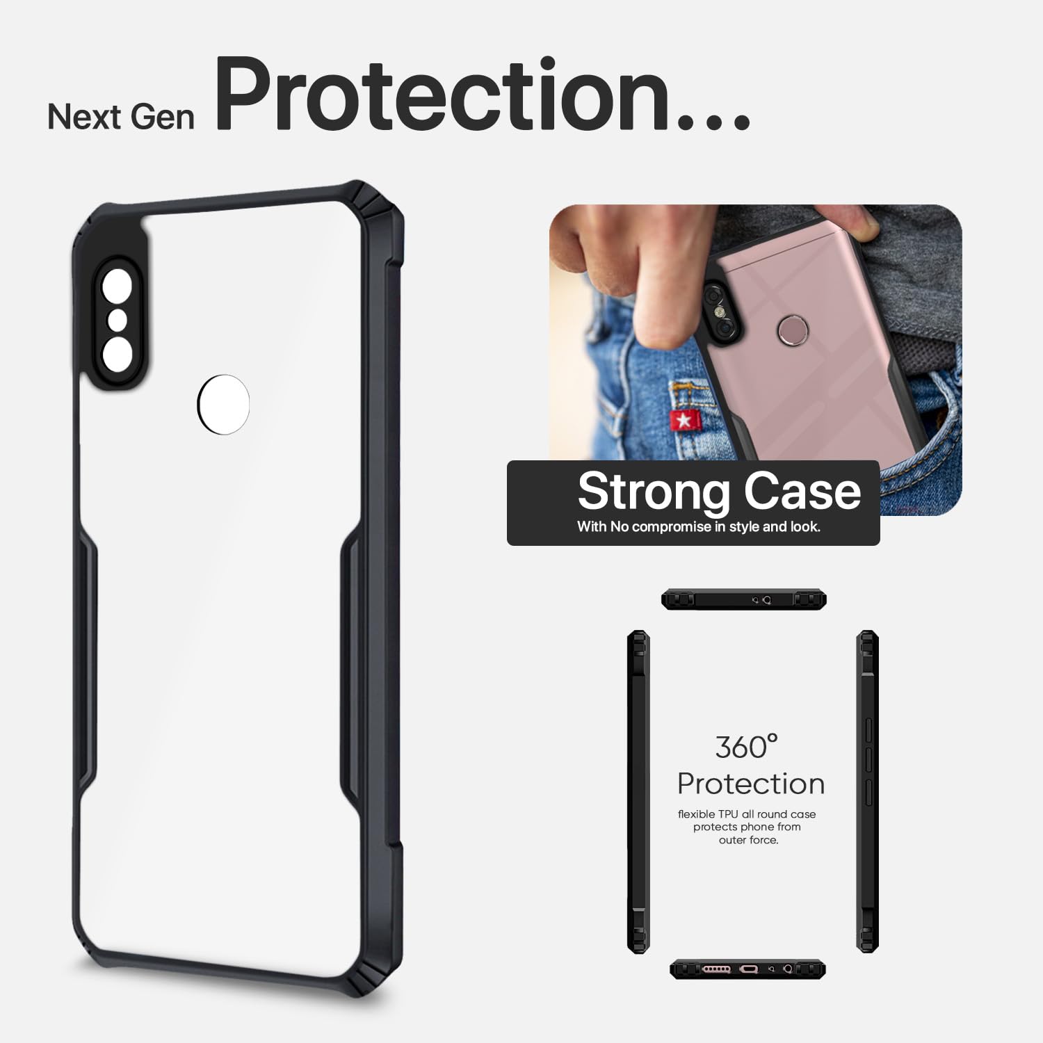 Pikkme black phone cover for Redmi Note 5 Pro – photo 7
