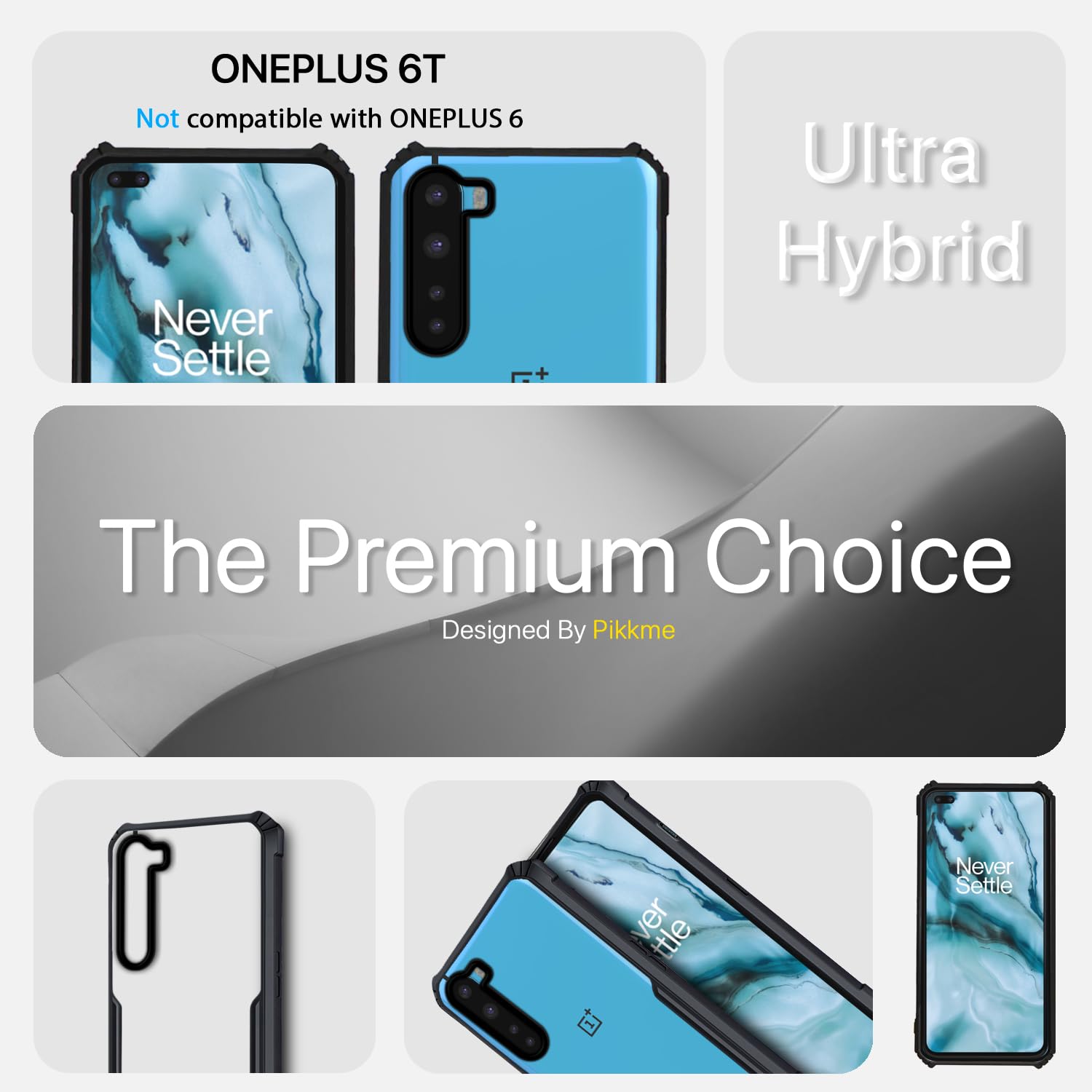 Pikkme OnePlus Nord 2020 Eagle Back Cover (Black)