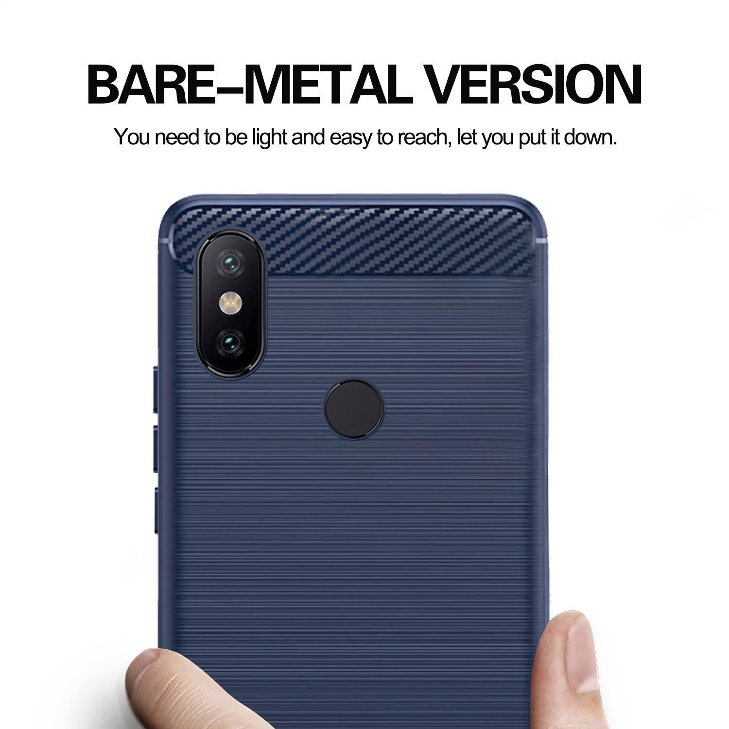 Pikkme Mi A2 blue back cover – photo 7