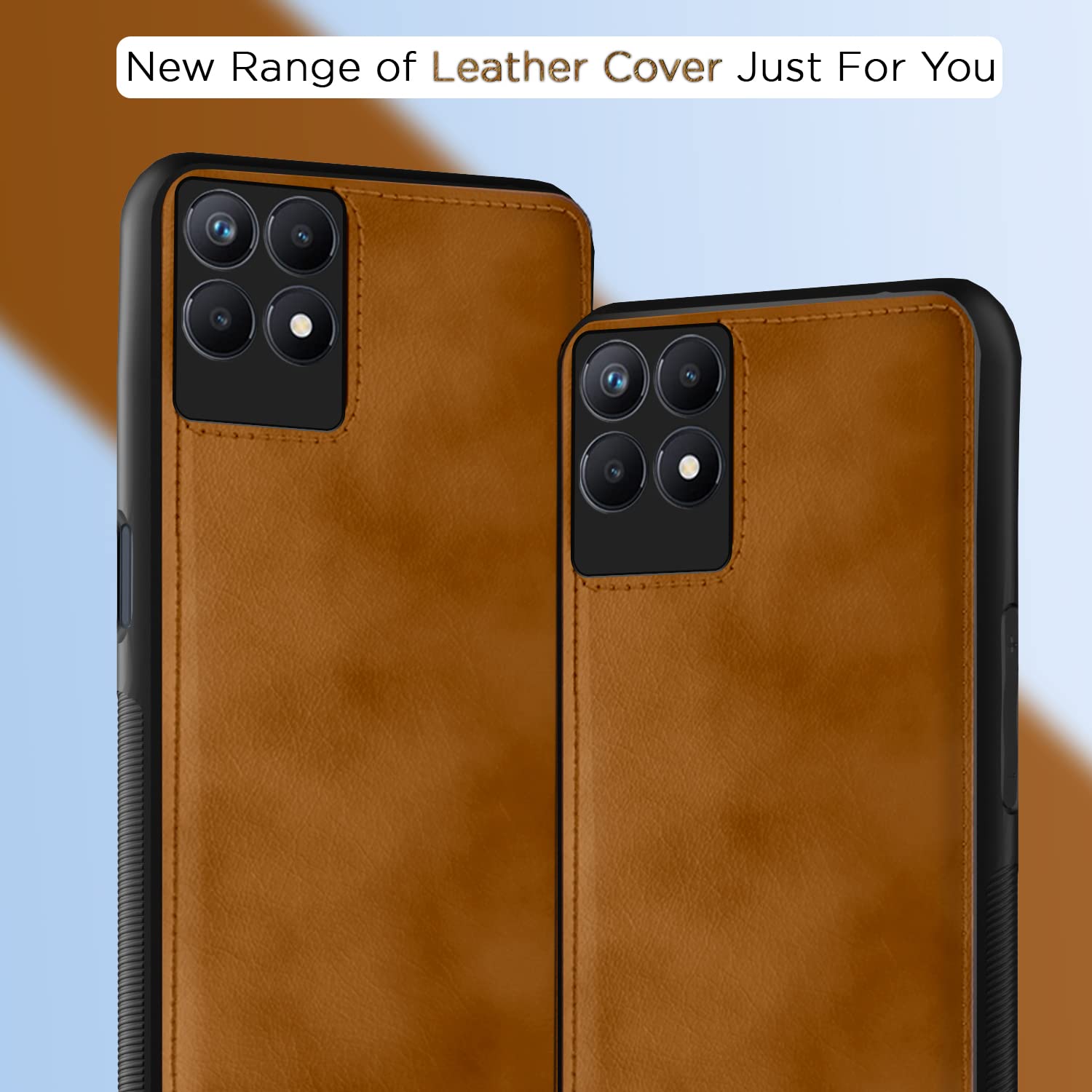 Pikkme Realme Narzo 50/8i 4G Leather brown phone cover – photo 7