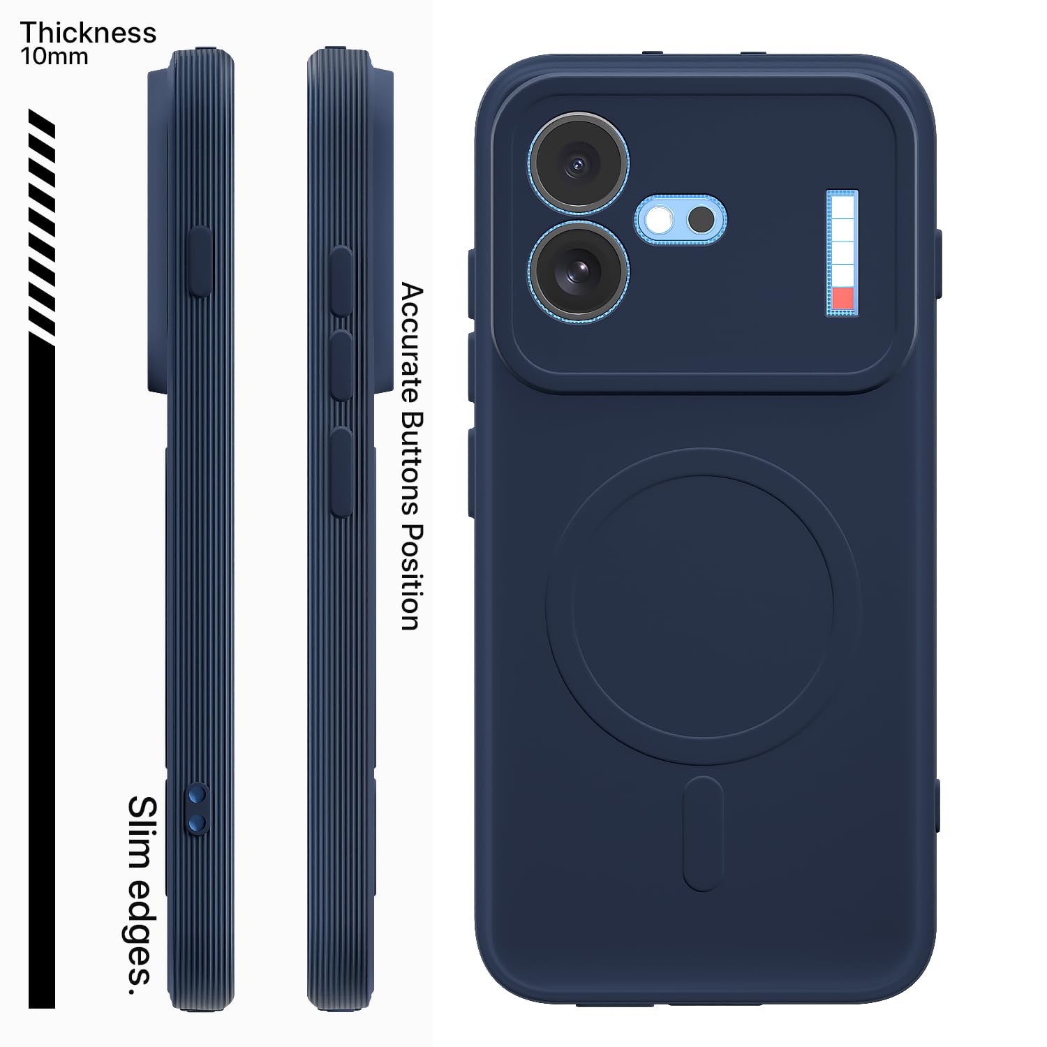 Nothing Phone 4b 5G phone cover in blue by Pikkme – photo 3