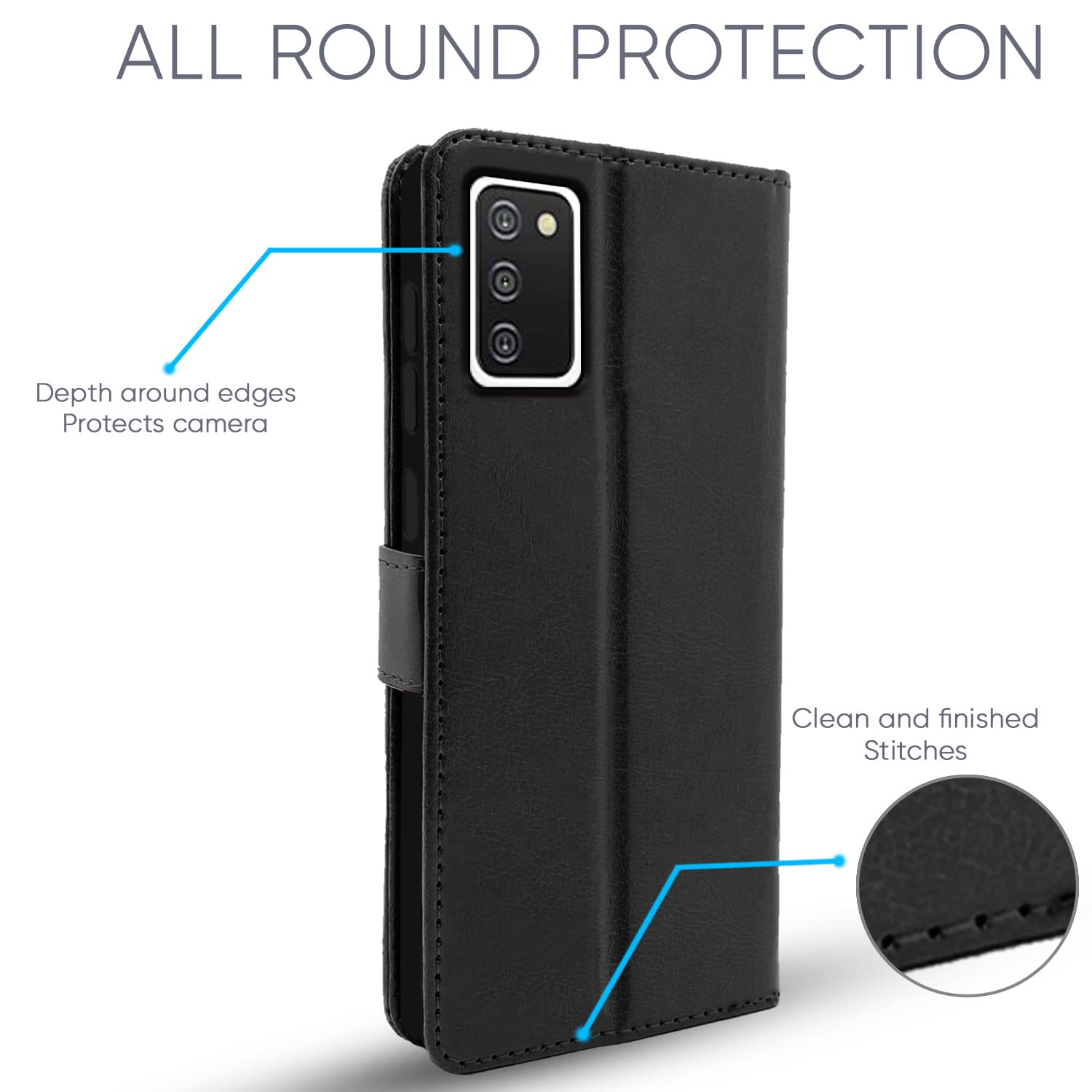 Pikkme Samsung A03s black flip cover – photo 2
