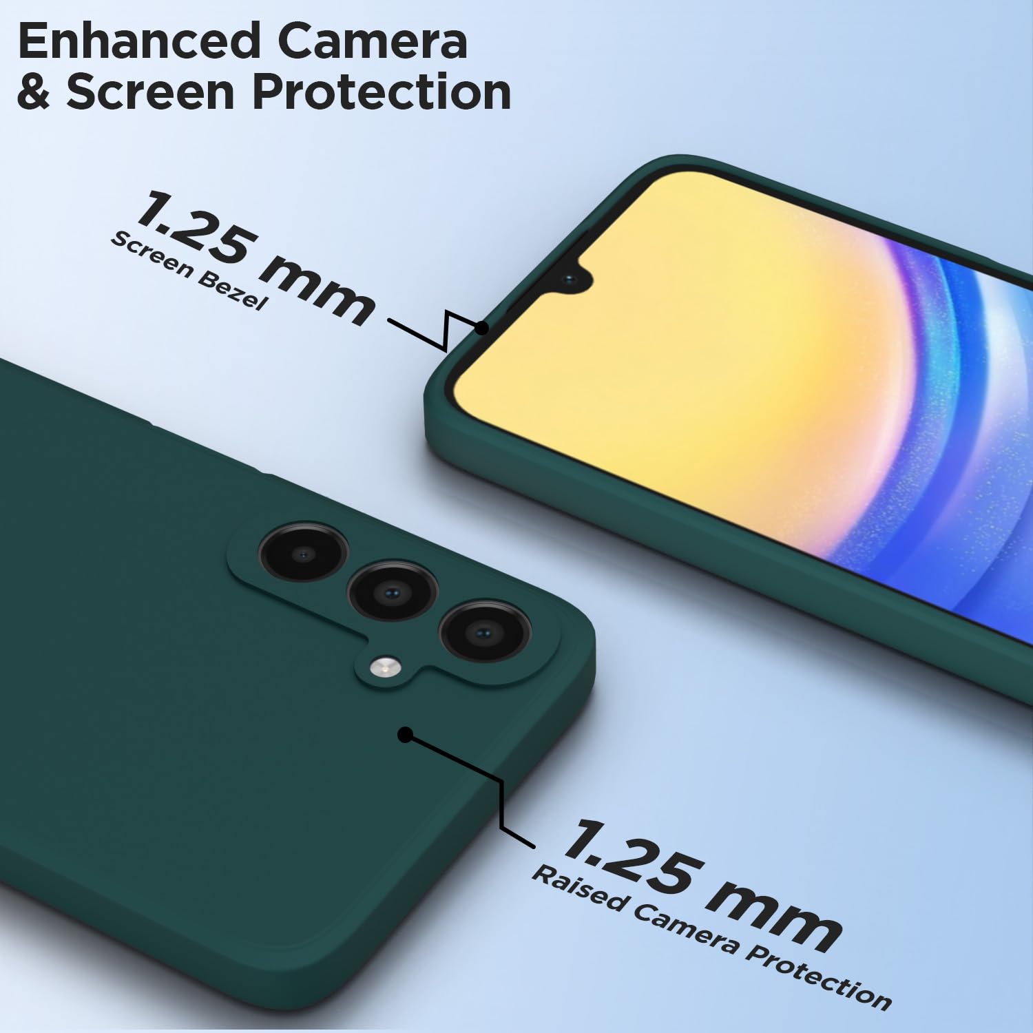Green Matte mobile cover for Samsung A15 5G – Pikkme – photo 6