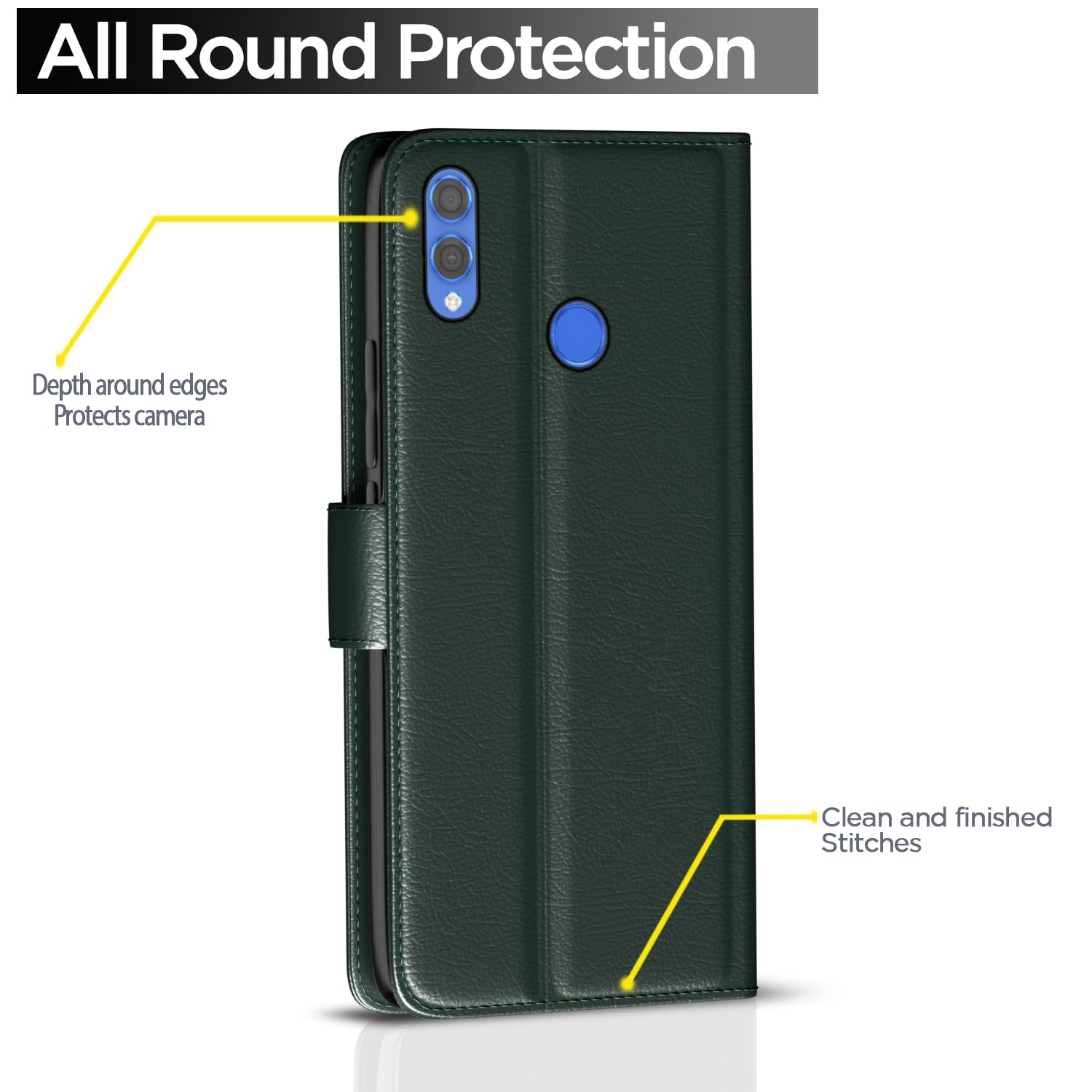 Pikkme green flip case for Honor 8X – photo 4