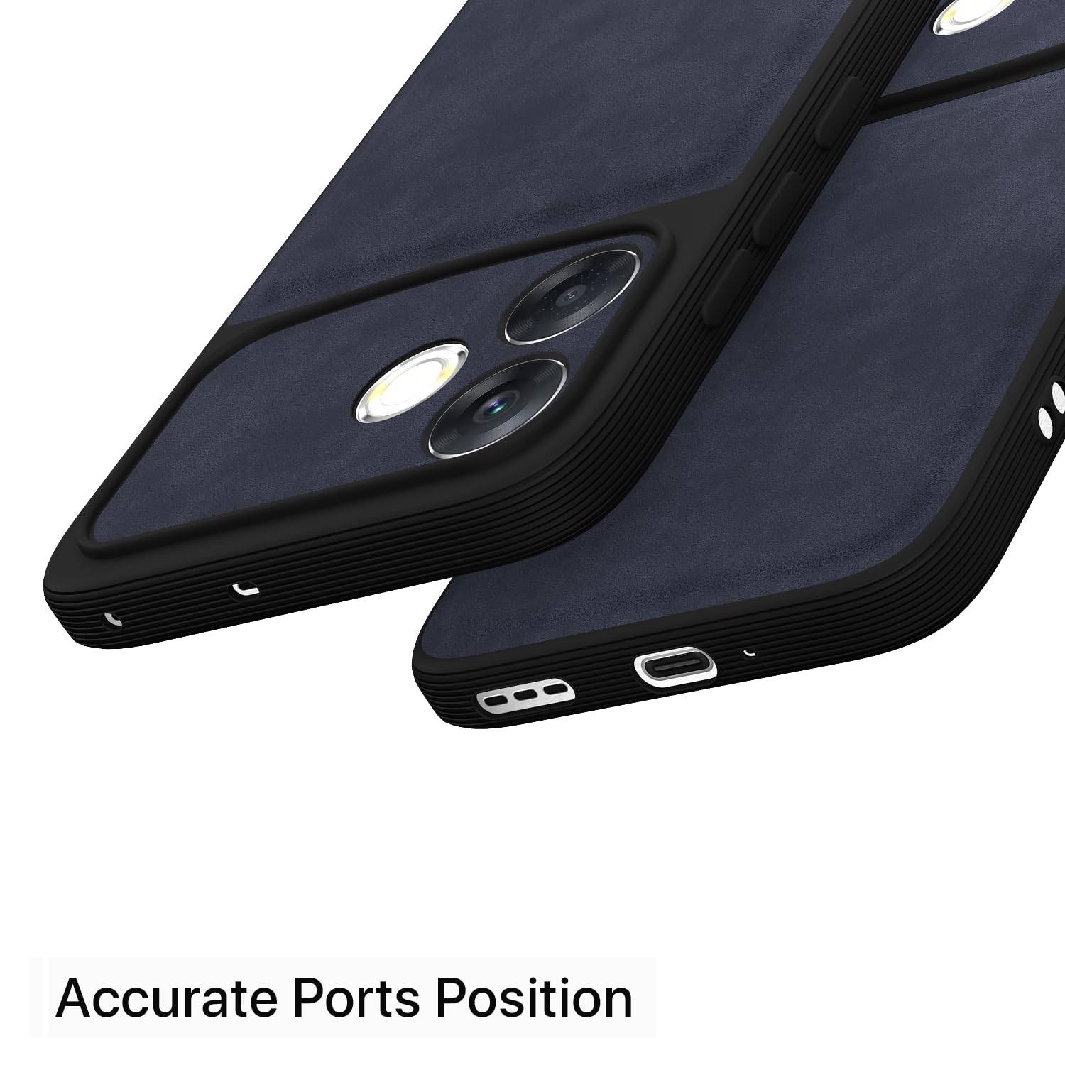 Blue Leather phone cover for Oppo F33 Pro 5G – Pikkme – photo 4