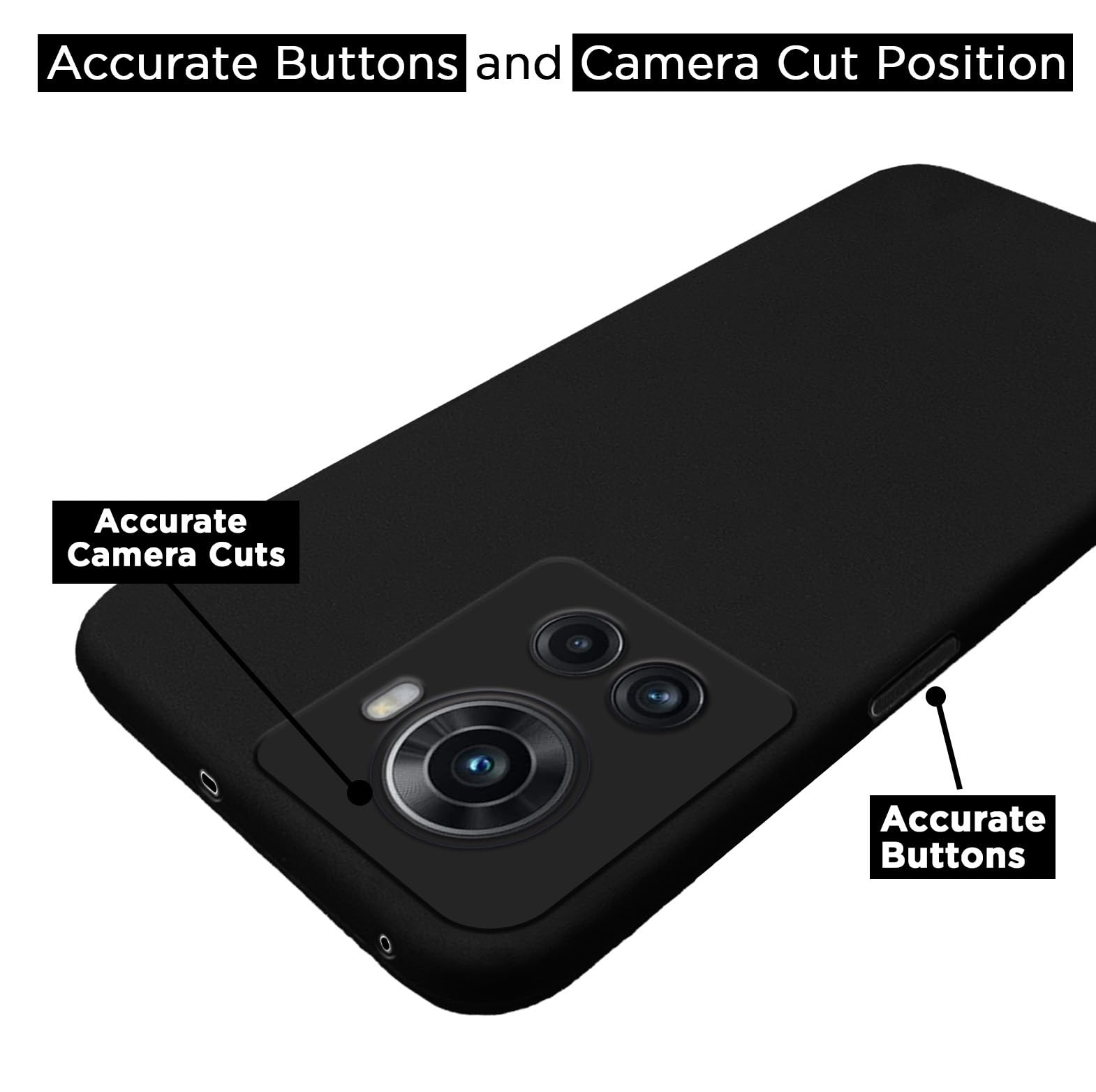 Black mobile cover for OnePlus 10R/10R Prime 5G – Pikkme – photo 4