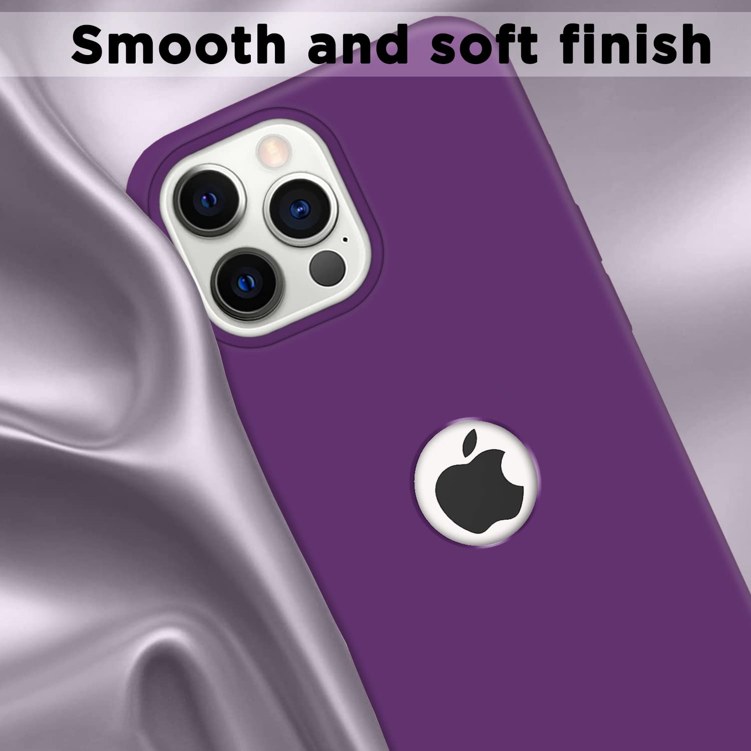 Pikkme iPhone 12 Pro Max Soft Silicone grape mobile back cover – photo 6