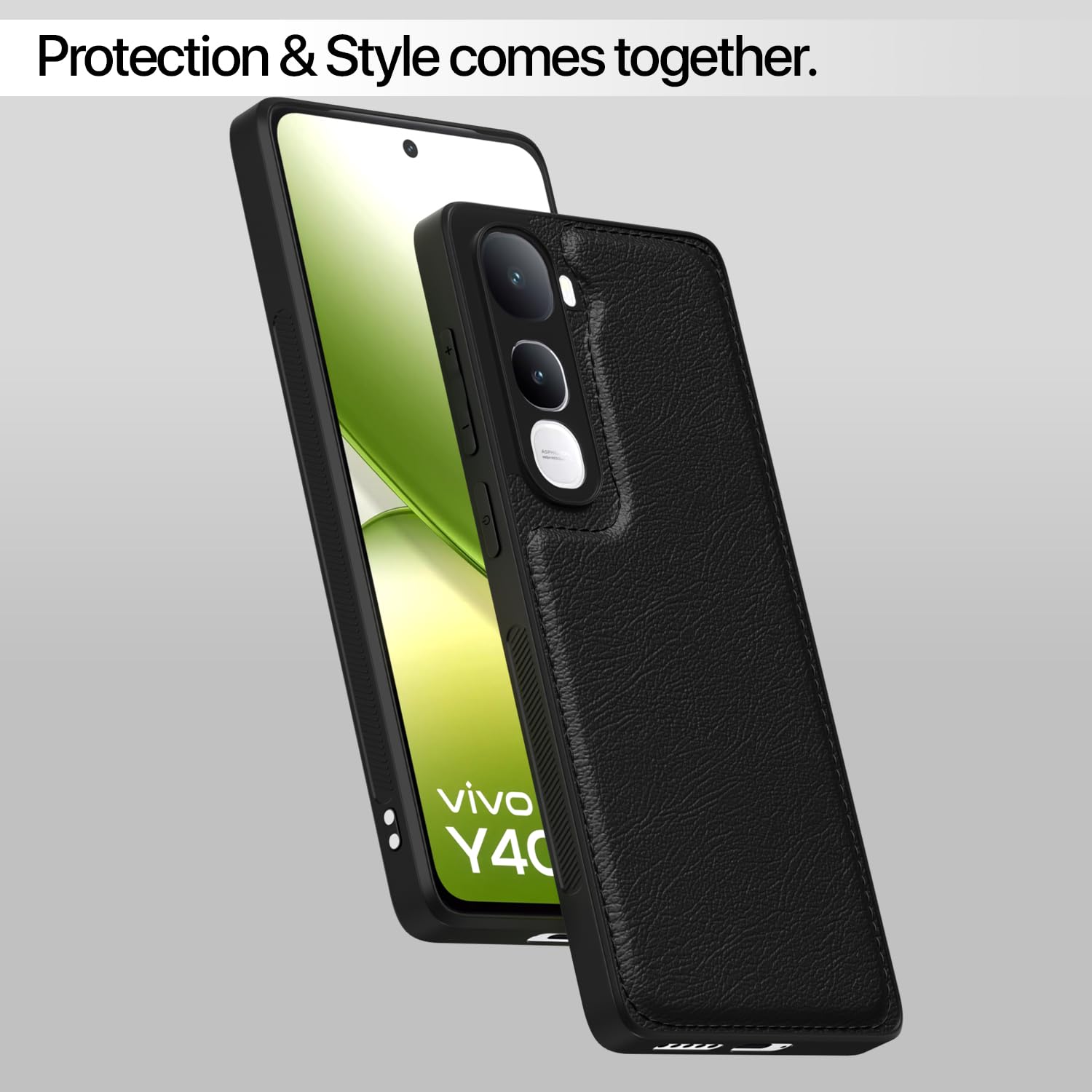 Pikkme Vivo Y400 5G black mobile cover – photo 7