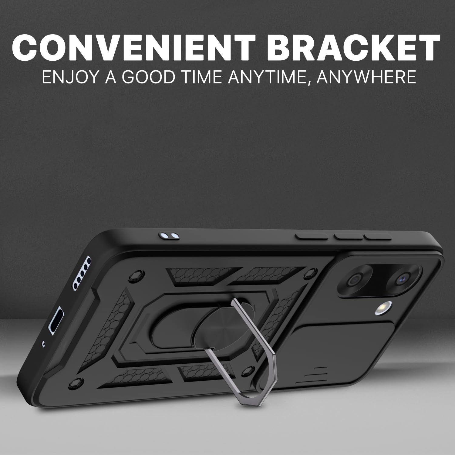 Pikkme OnePlus Nord CE 5 5G D10 Camera Shield black phone cover – photo 3