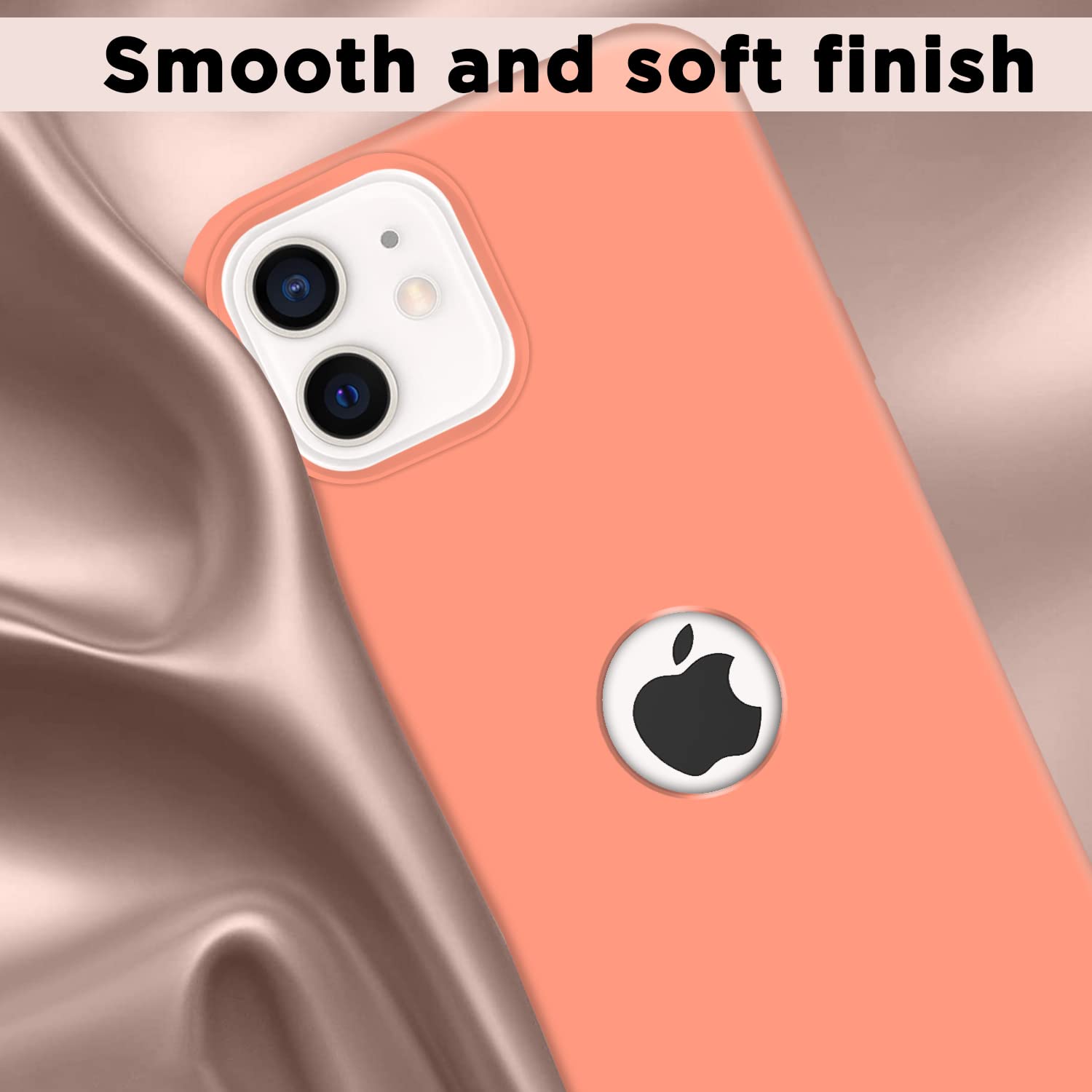 Pikkme iPhone 12/12 Pro Super Soft Silicone Back Cover (Face)
