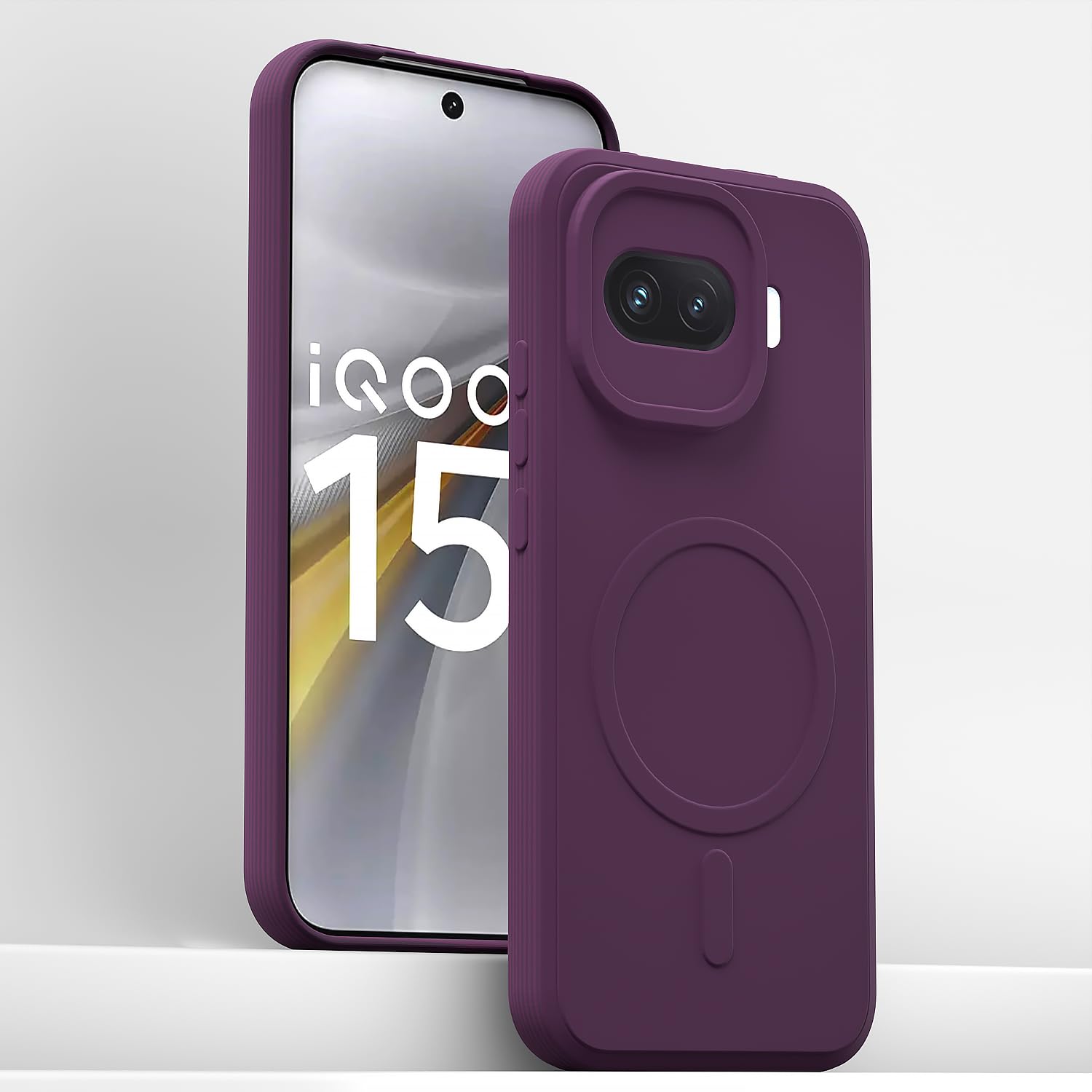 iQOO 15R 5G back cover in purple by Pikkme – photo 2