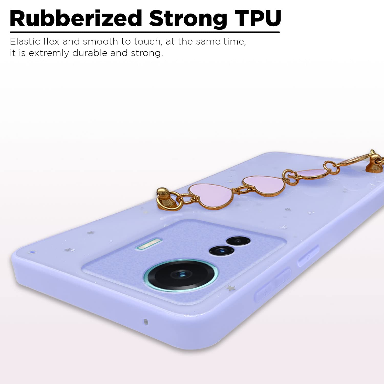 Vivo T1 Pro/iQOO Z6 Pro 5G Chain mobile cover in purple by Pikkme – photo 5