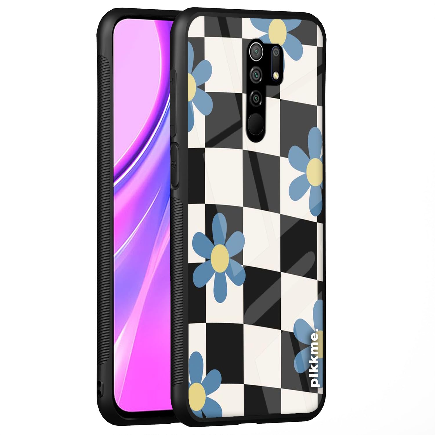 Pikkme Flower mobile cover for Redmi 9 Prime