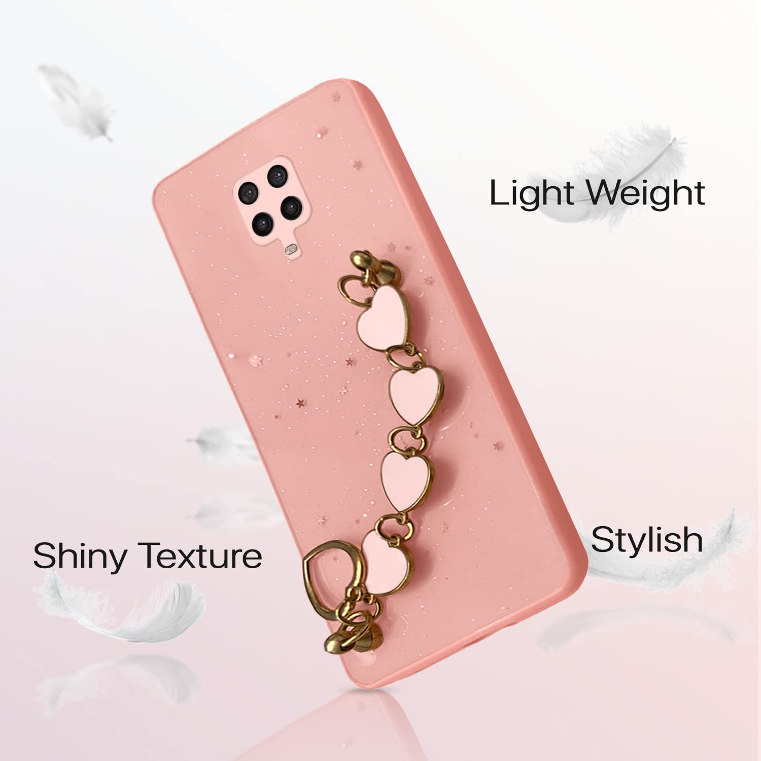 Pikkme Redmi Note 9 Pro/Note 9 Pro Max/Poco M2 Pro/Note 10 Lite Chain pink phone cover – photo 6