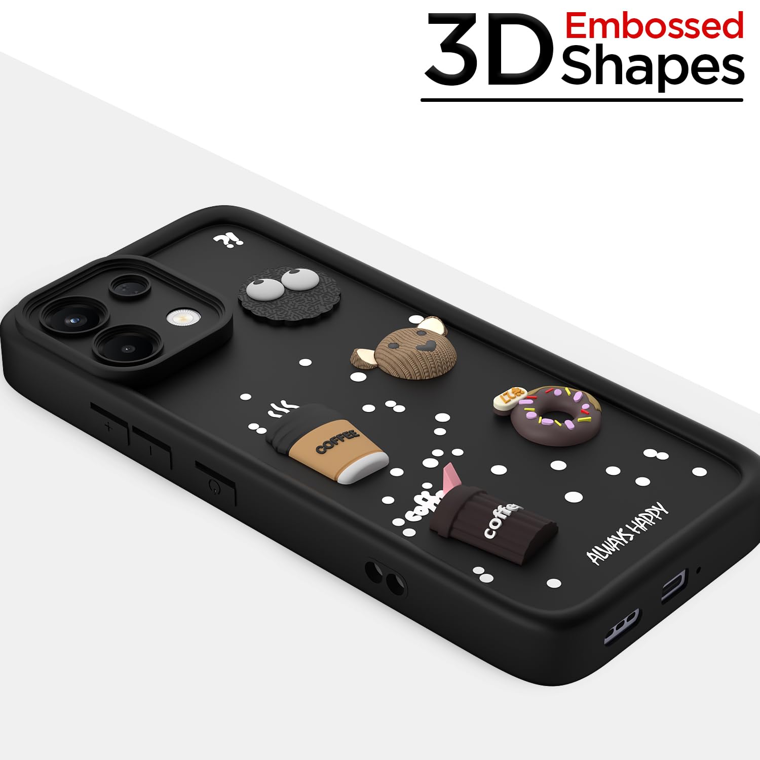 Black Silicone phone cover for Oppo K13 5G/3D – Pikkme – photo 3
