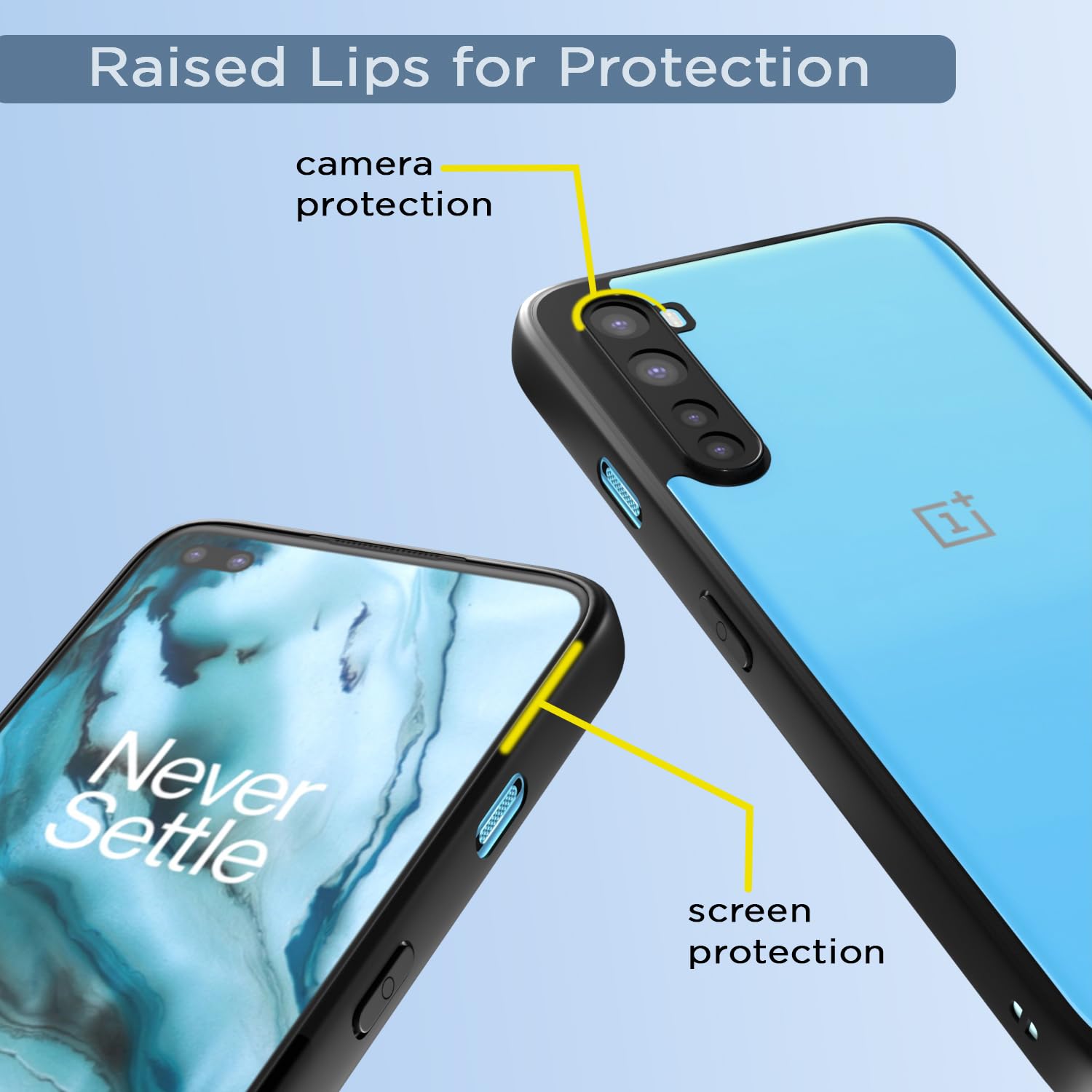 OnePlus Nord mobile back cover in black by Pikkme – photo 4