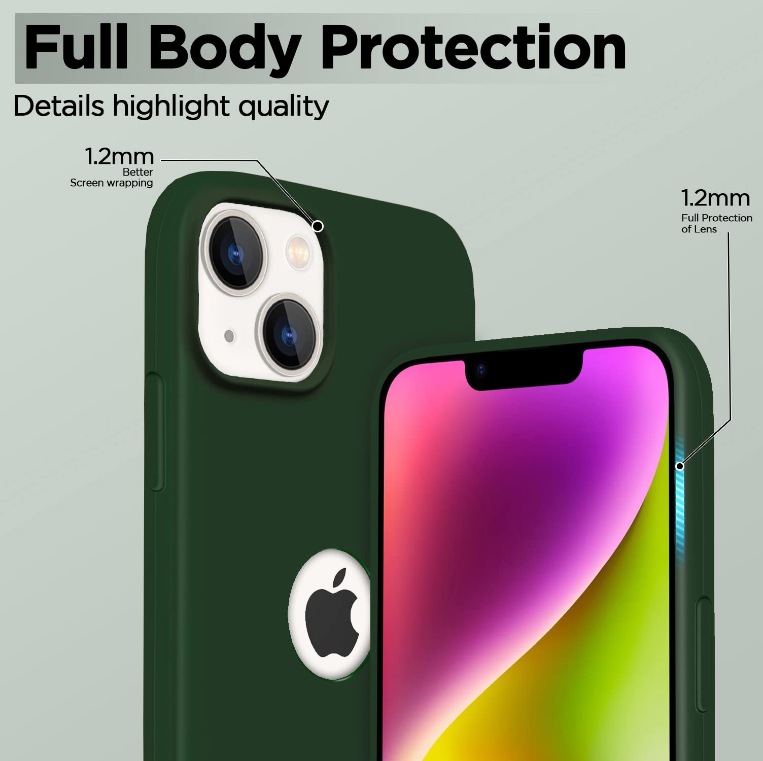 Atrovirens mobile back cover for iPhone 14 Plus – Pikkme – photo 5