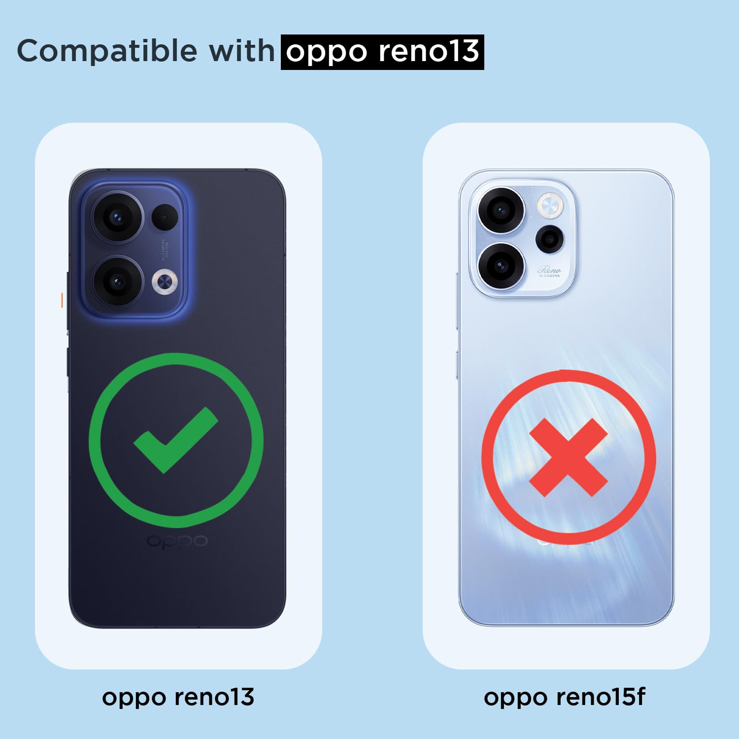 Oppo Reno 13 5G phone cover in transparent mag-safe by Pikkme – photo 4