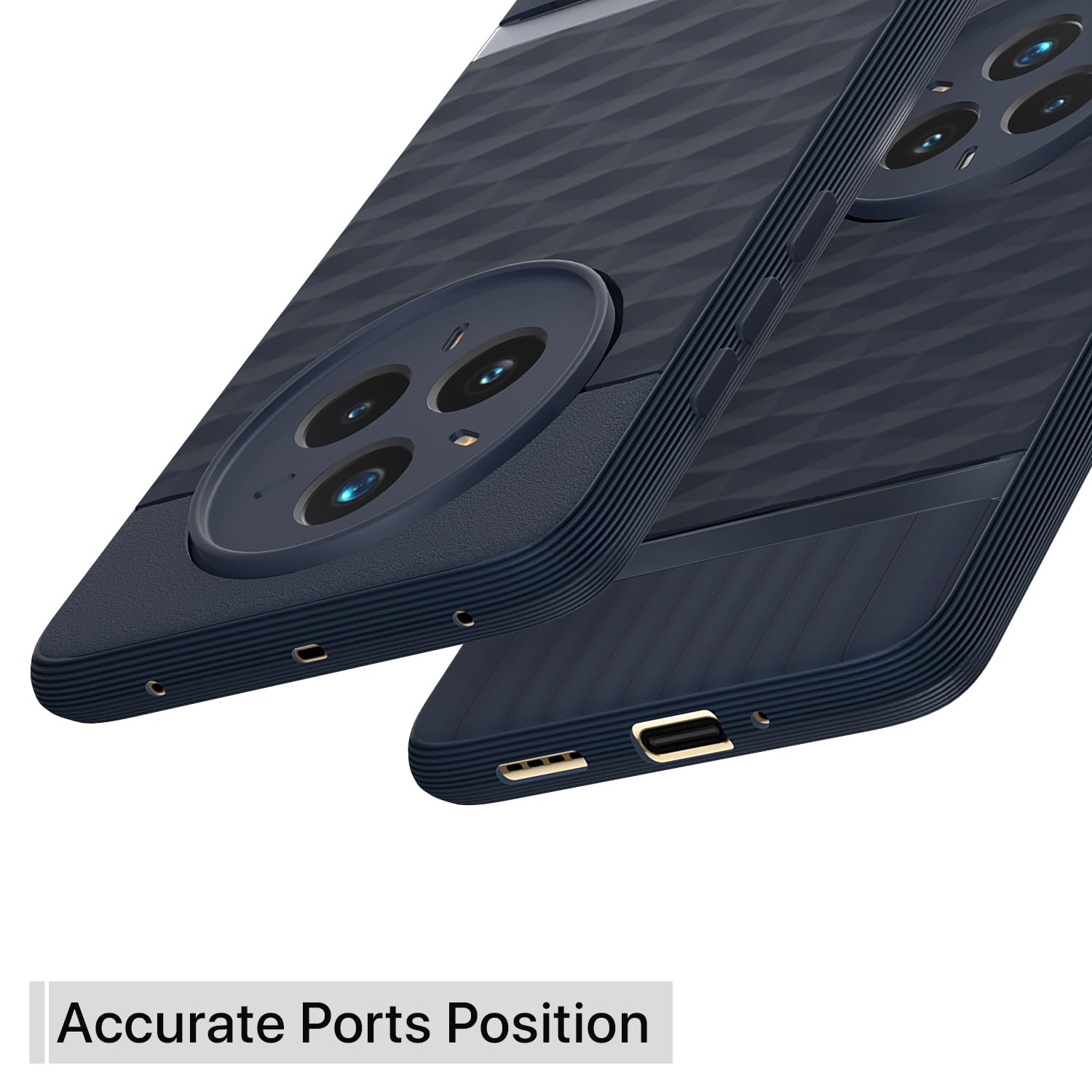 Pikkme Realme 14 Pro Plus 5G / Realme P3 Pro 5G Gencase Back Cover (Blue)