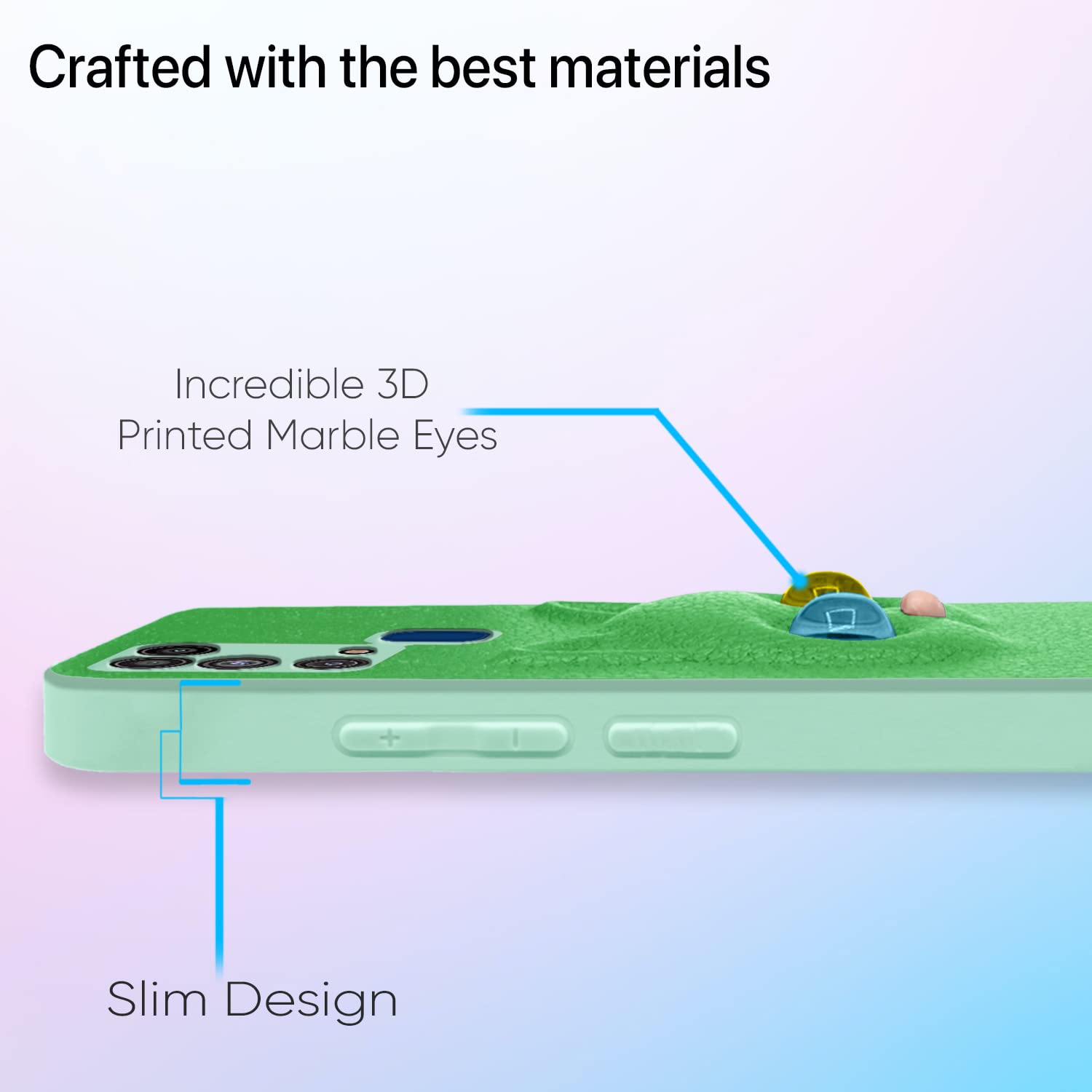 Pikkme green Cat mobile cover for Samsung M31/M31 Prime/F41 – photo 3